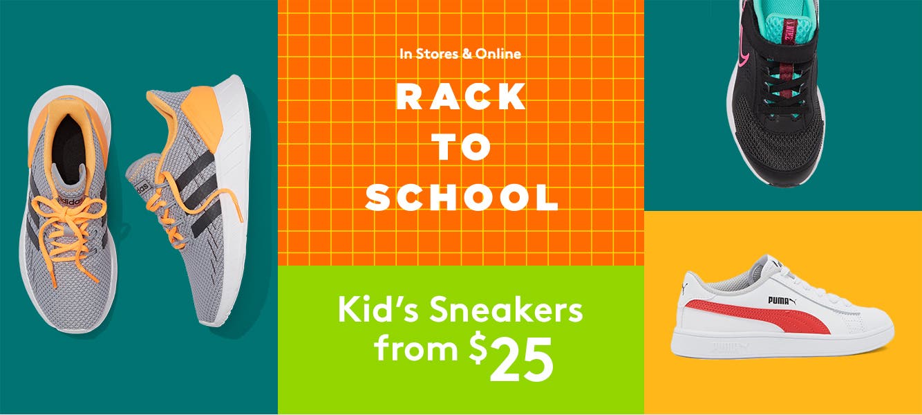 Back to school sneakers for kids.