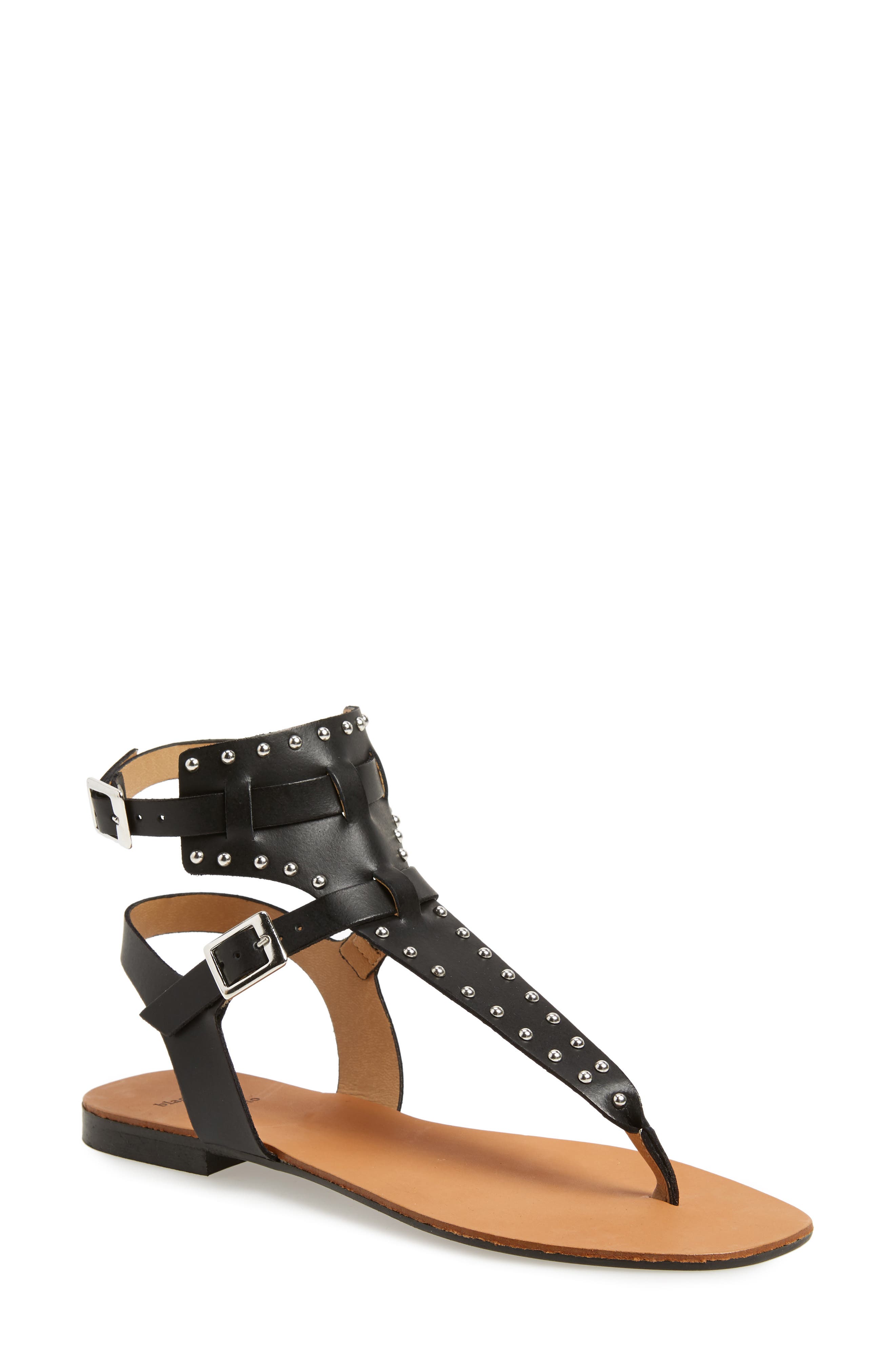 Black Suede Studio Lexi Sandal, Black