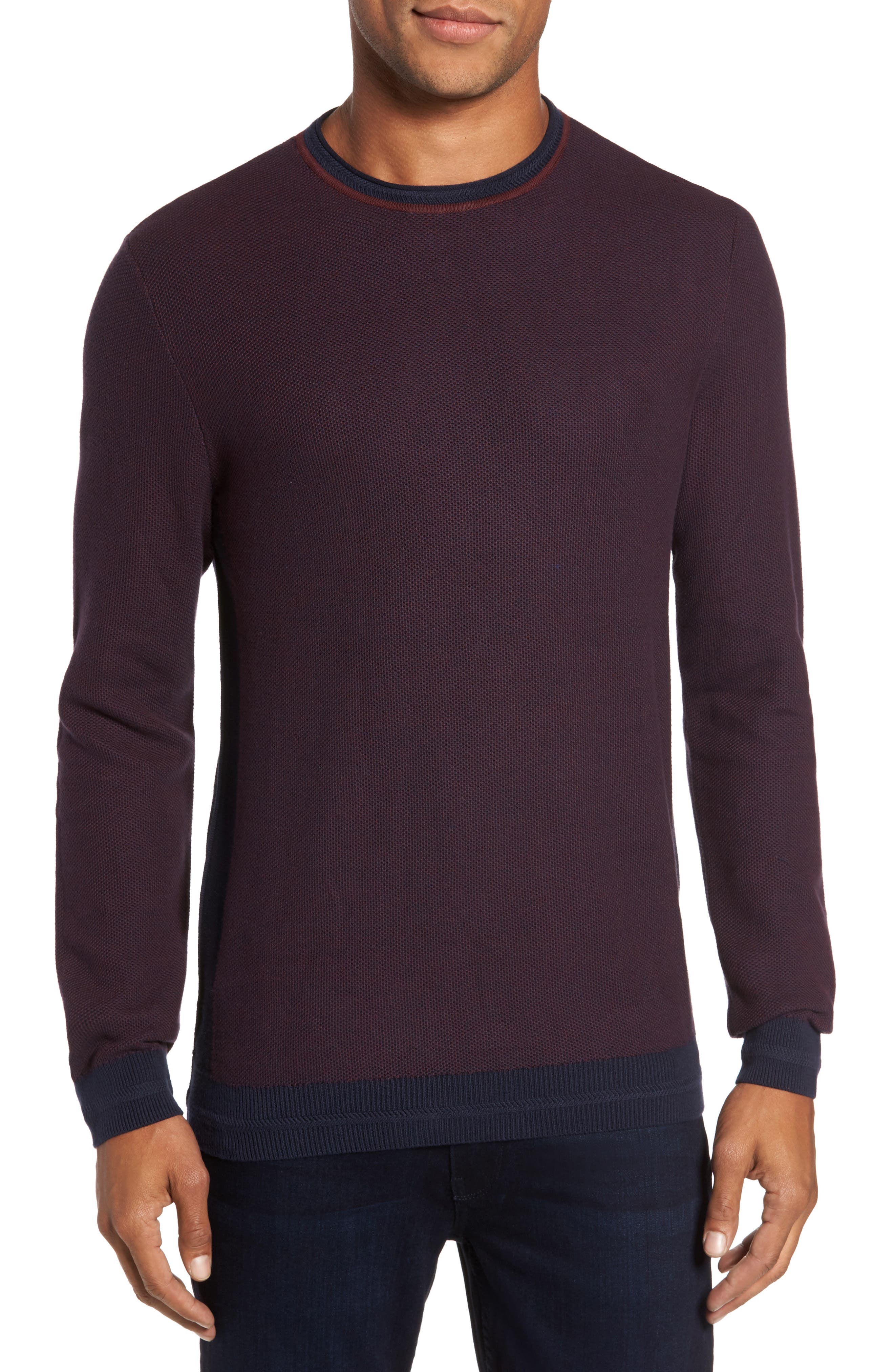 Vince Camuto Space Dye Slim Fit Sweater