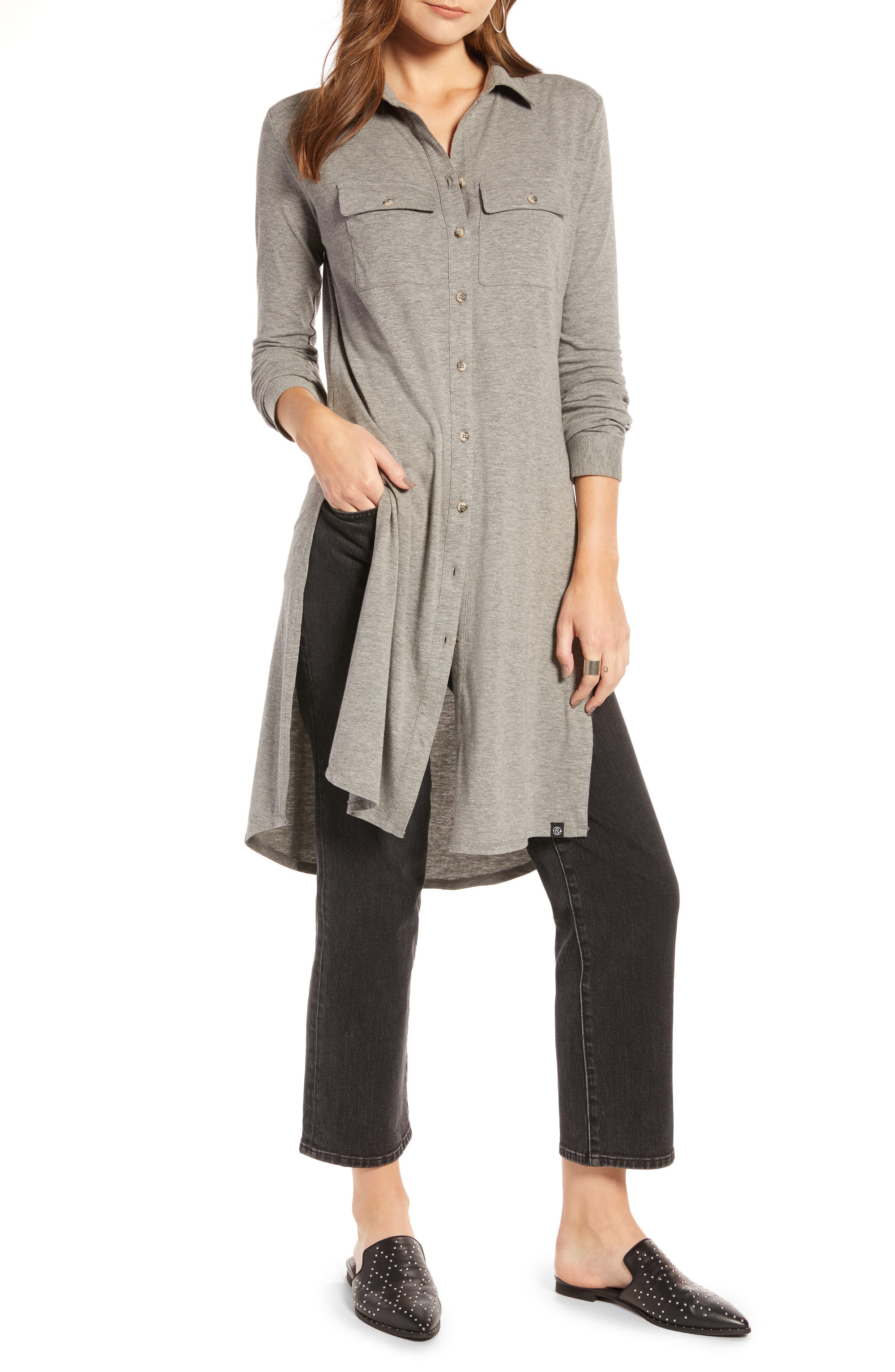 Treasure & Bond Tunic Shirtdress