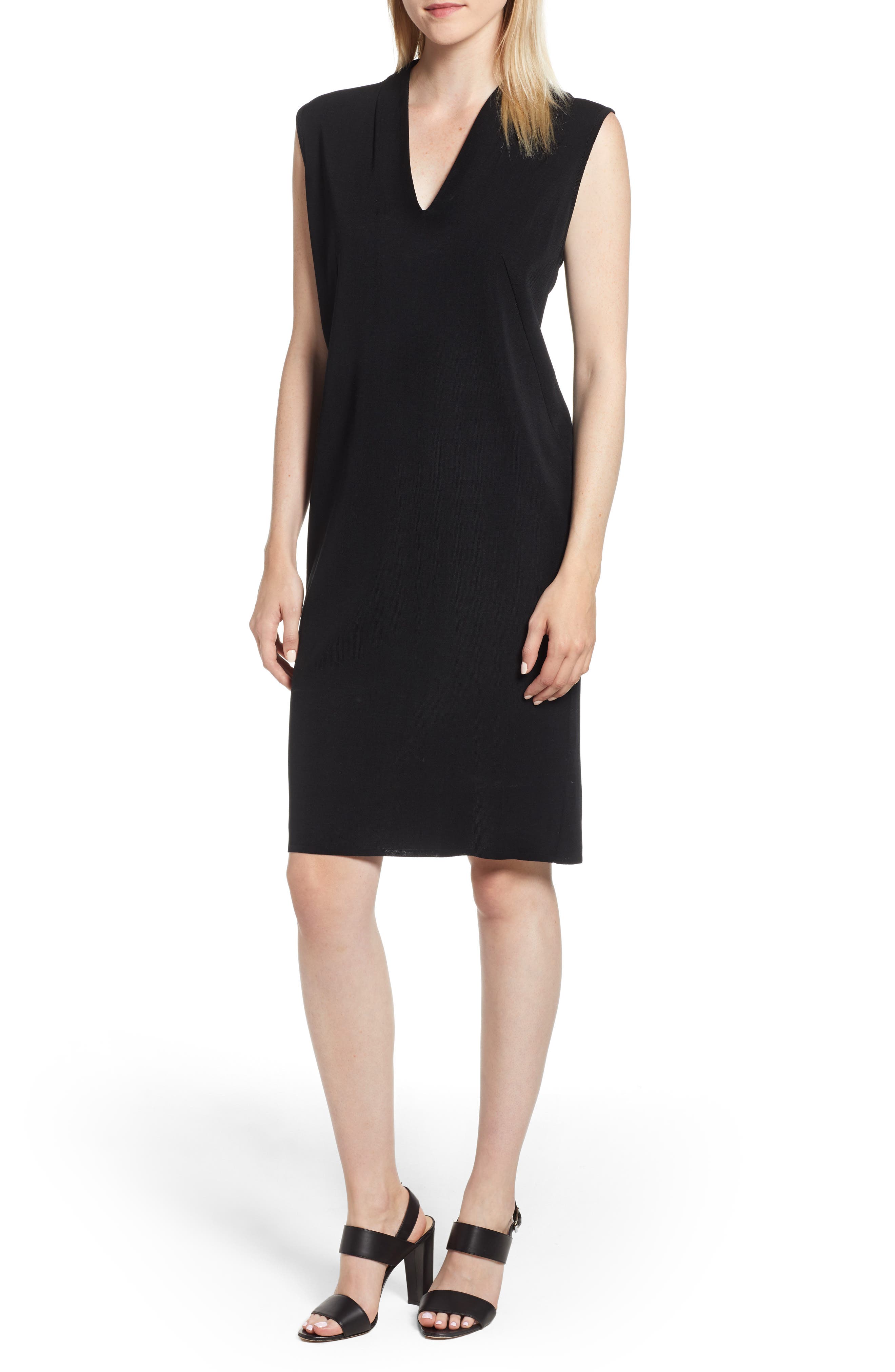 Ming Wang Knit Shift Dress
