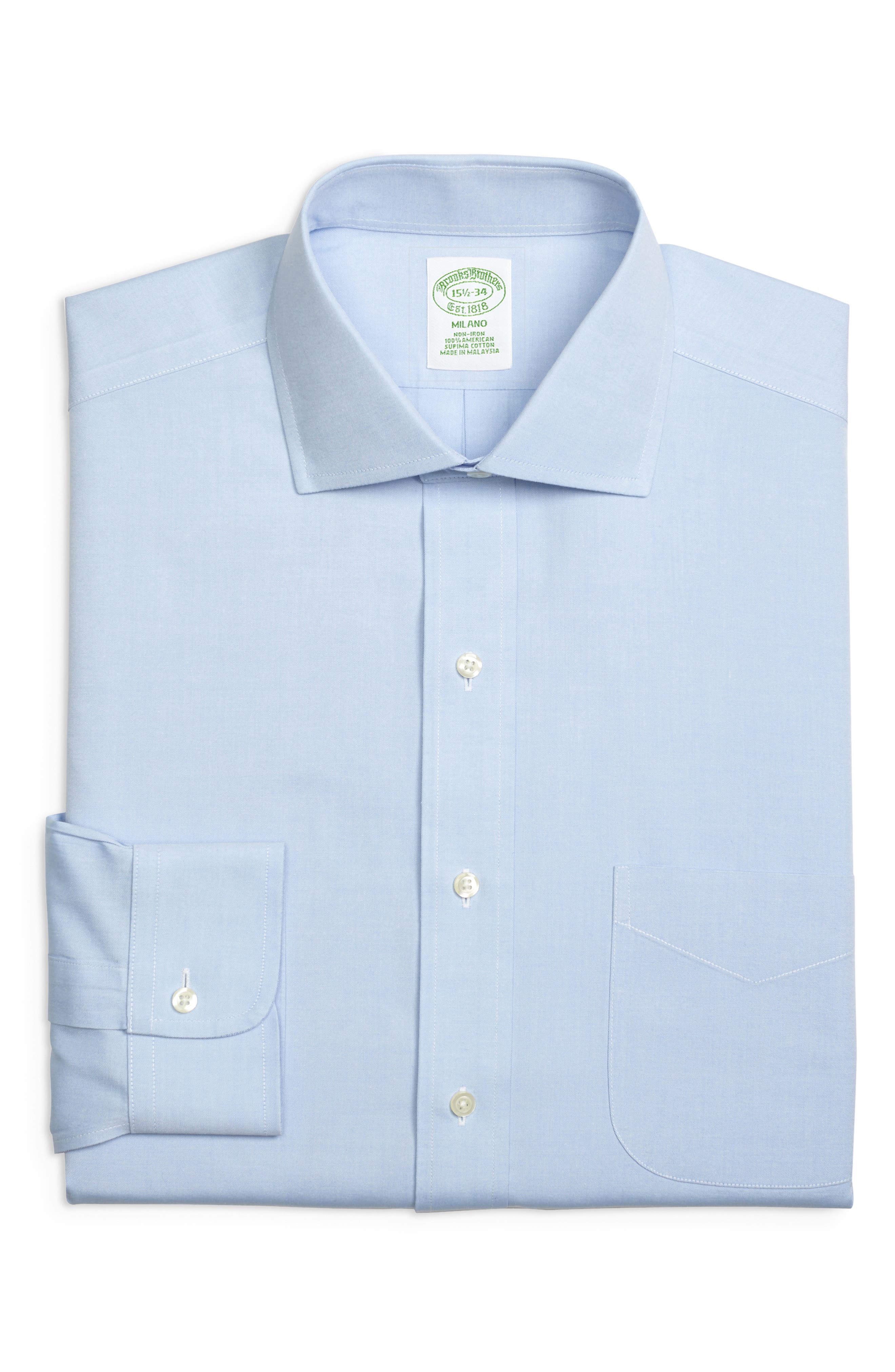 Brooks Brothers Trim Fit Solid Dress Shirt (3 For $207)