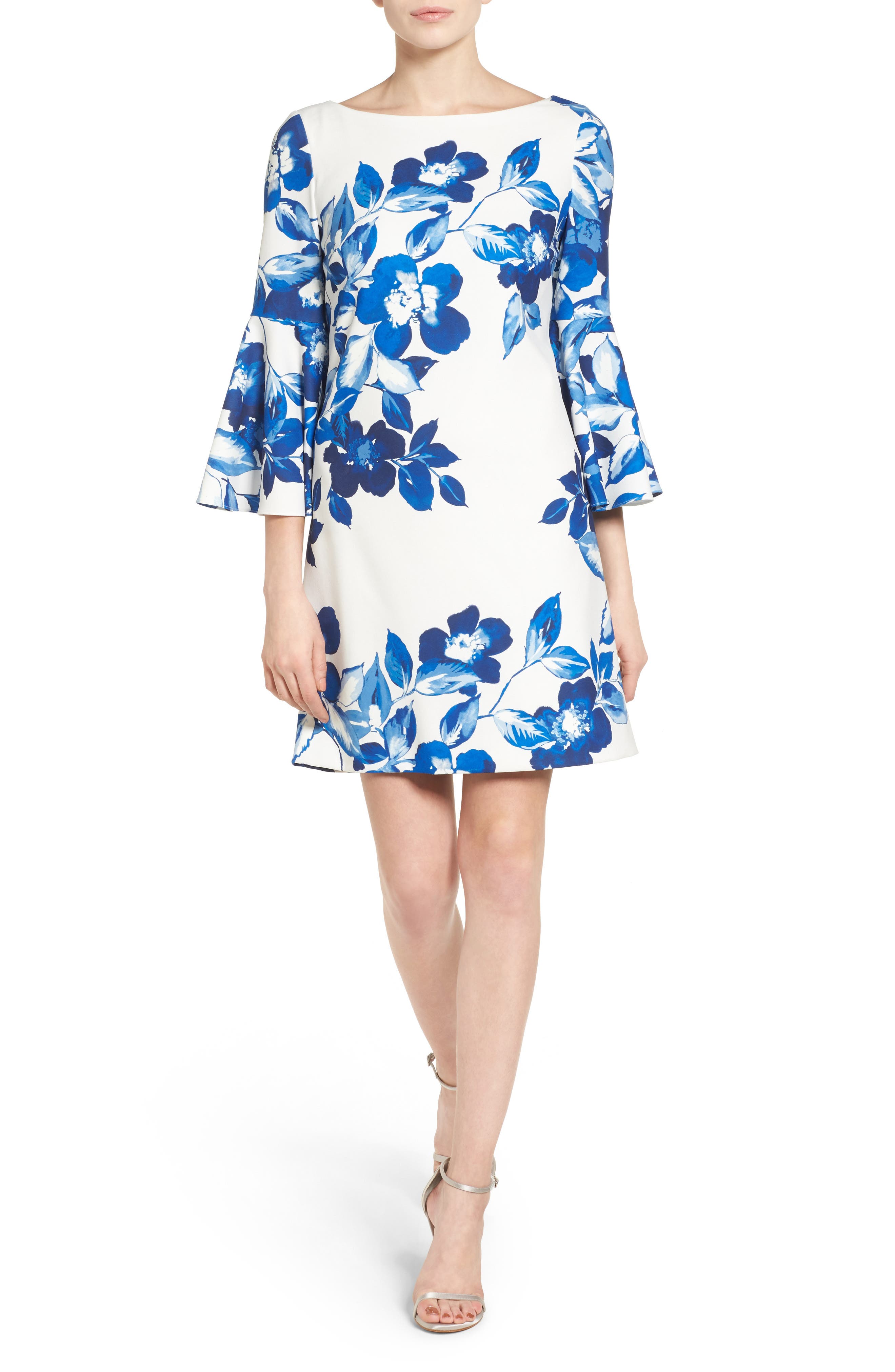Eliza J Floral Shift Dress
