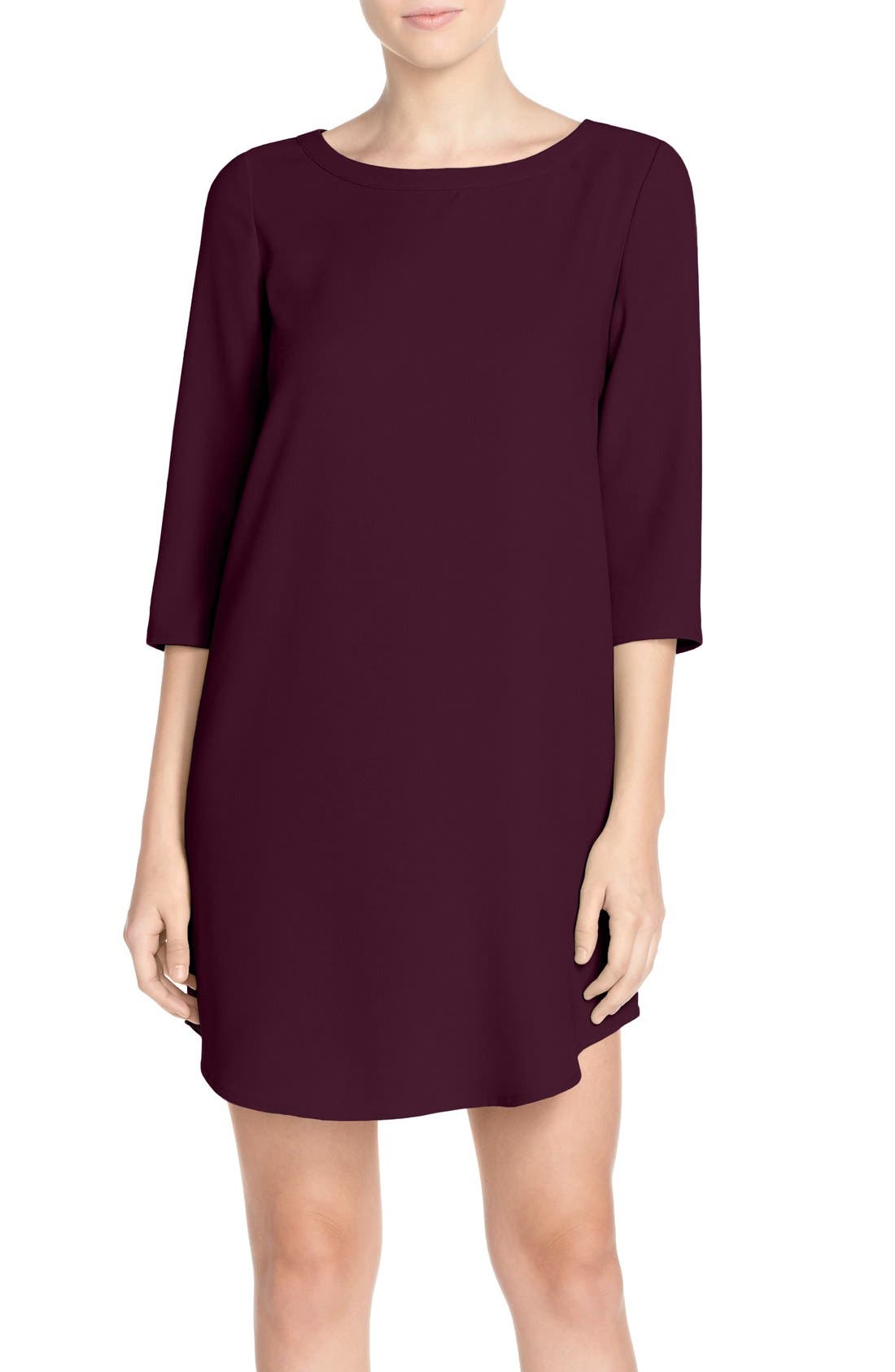 Bb Dakota Jazlyn Crepe Shift Dress, Purple