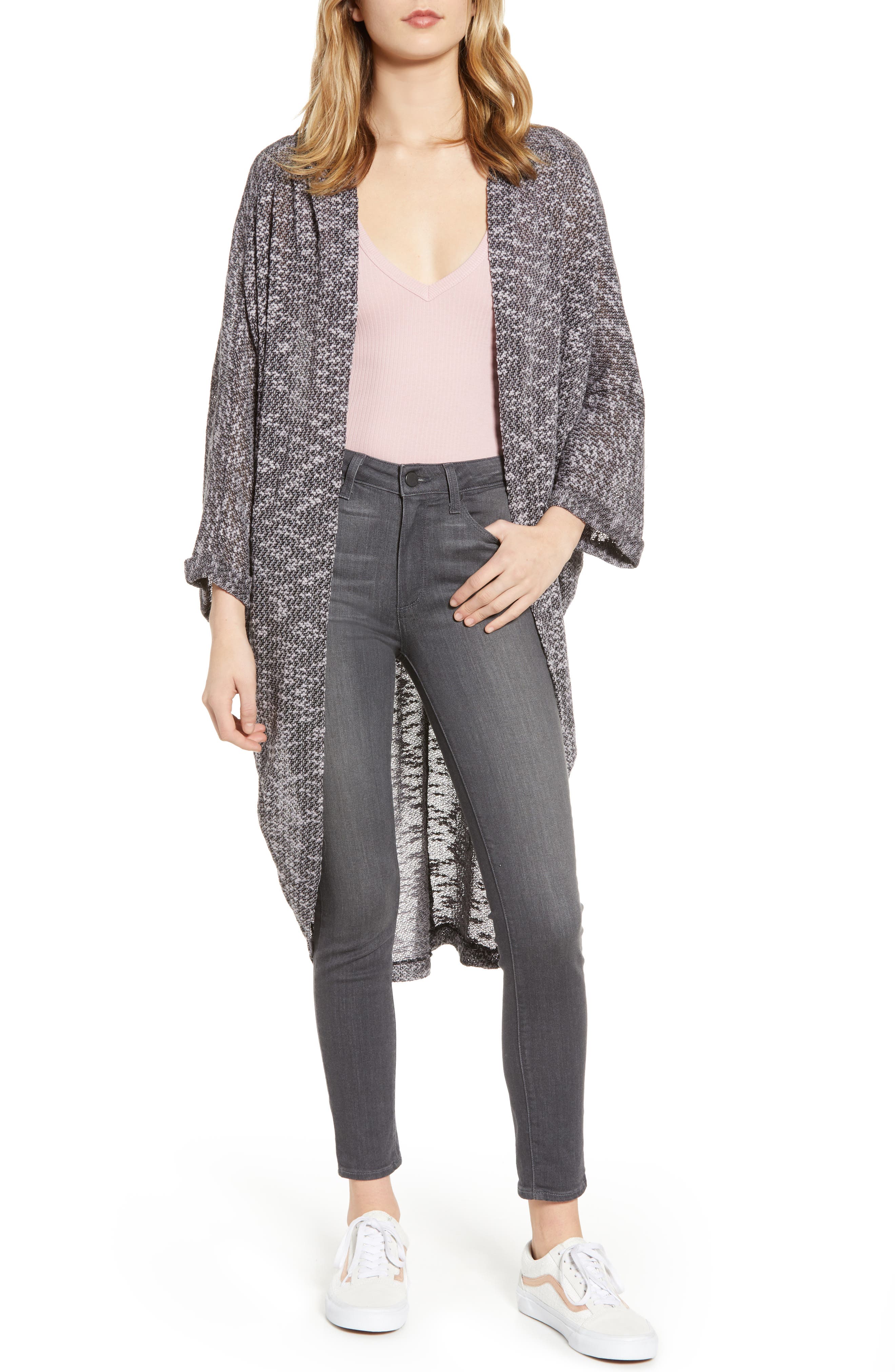 Free People Promenade Cocoon Cardigan, Size One Size - Grey