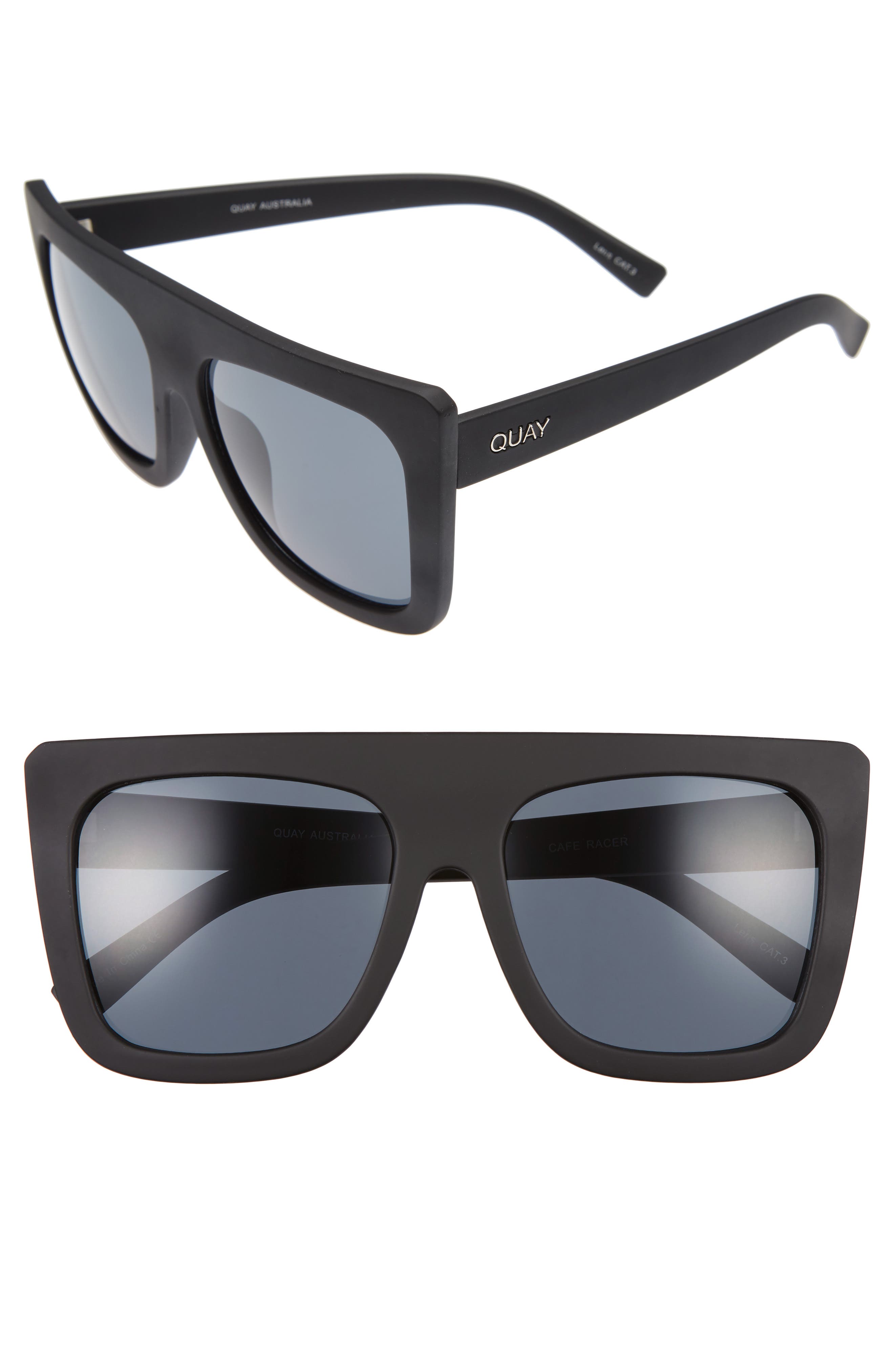 Quay Australia Cafe Racer 55mm Square Sunglasses Nordstrom