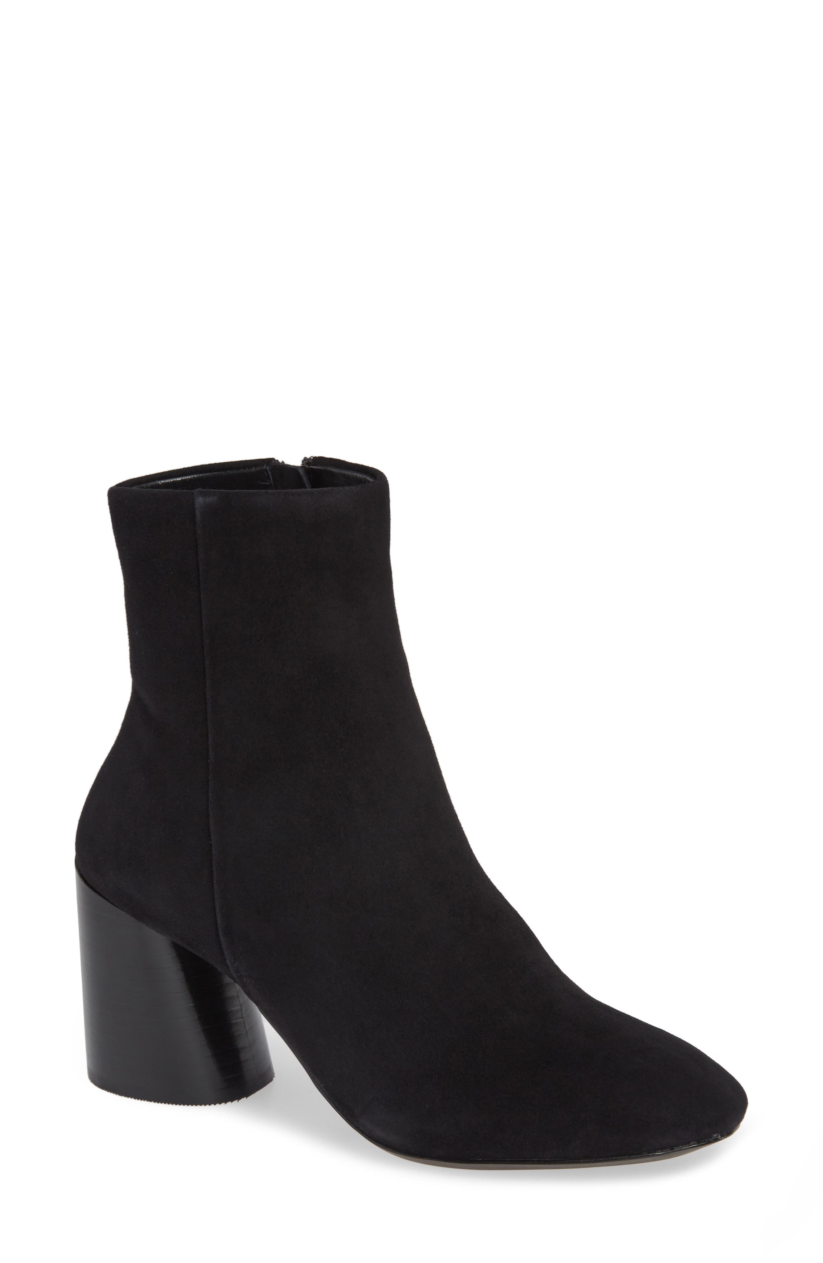 Linea Paolo Savvy Block Heel Bootie, Black