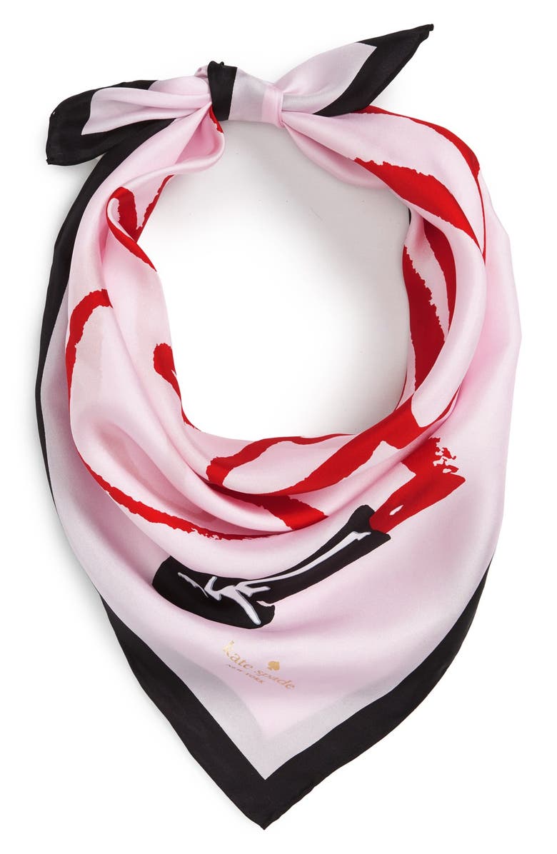 kate spade new york 'lovely' silk scarf | Nordstrom