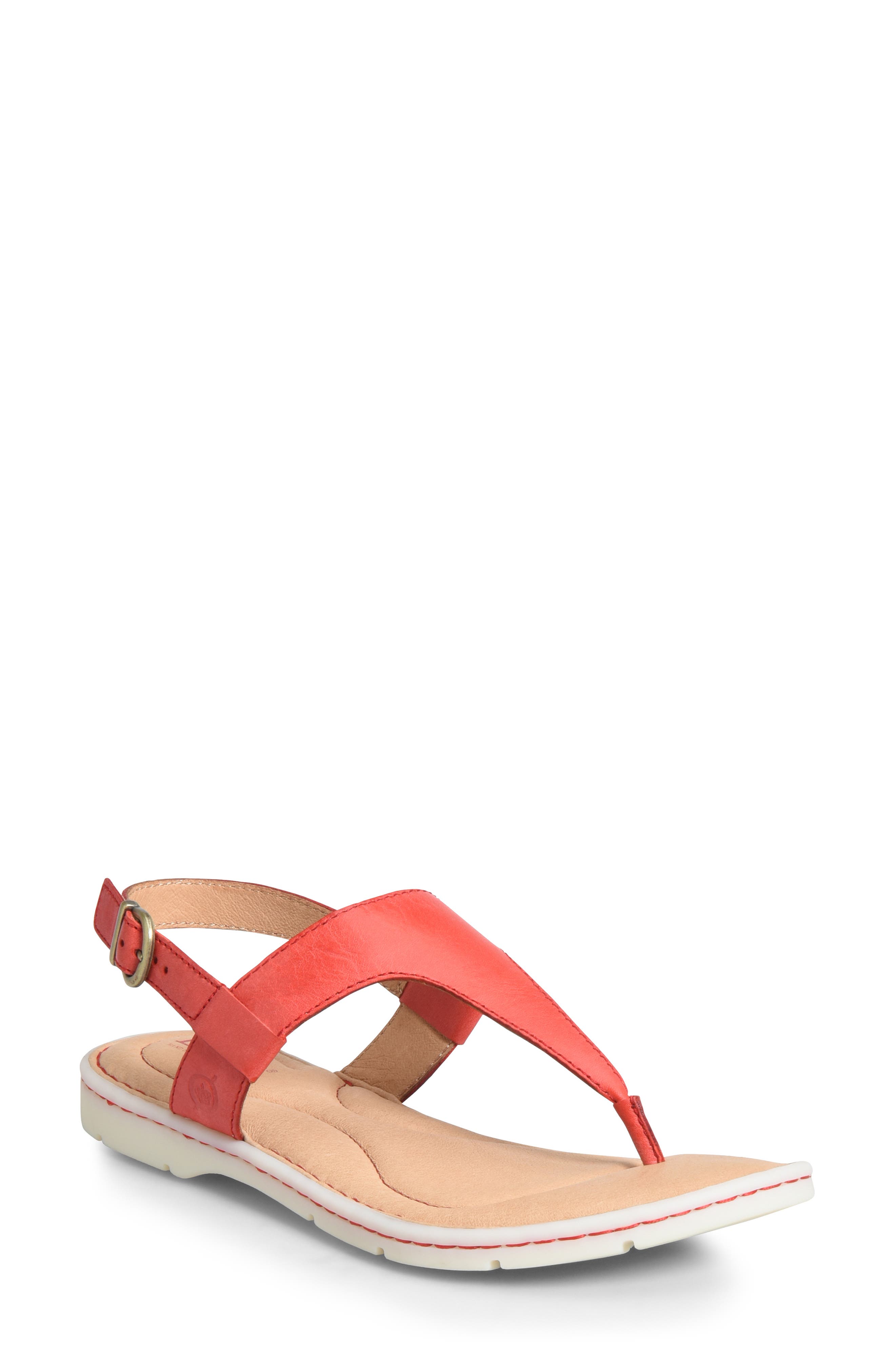 B?rn Taylor V-Strap Sandal, Red