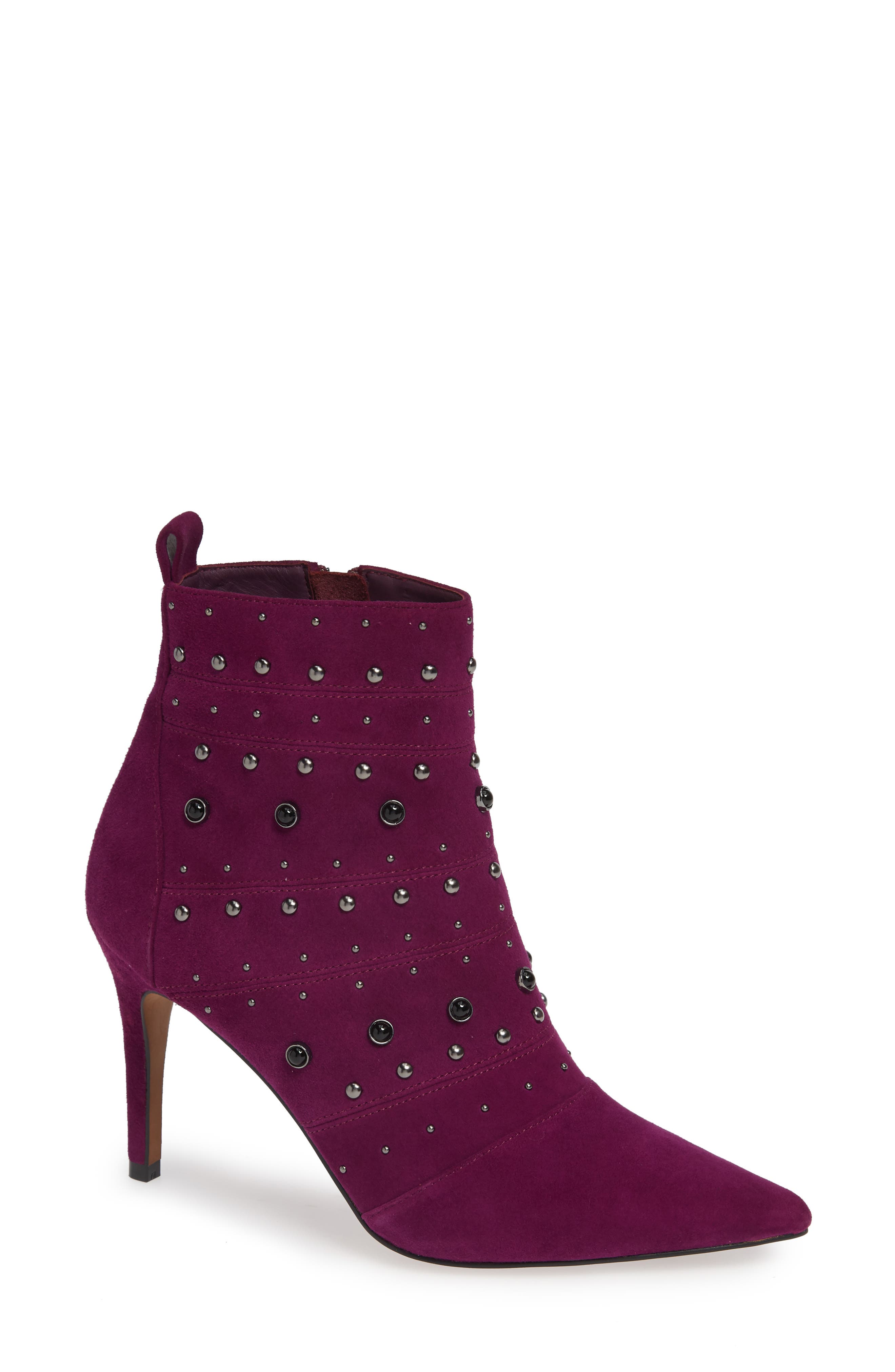 Linea Paolo Nara Studded Bootie- Purple