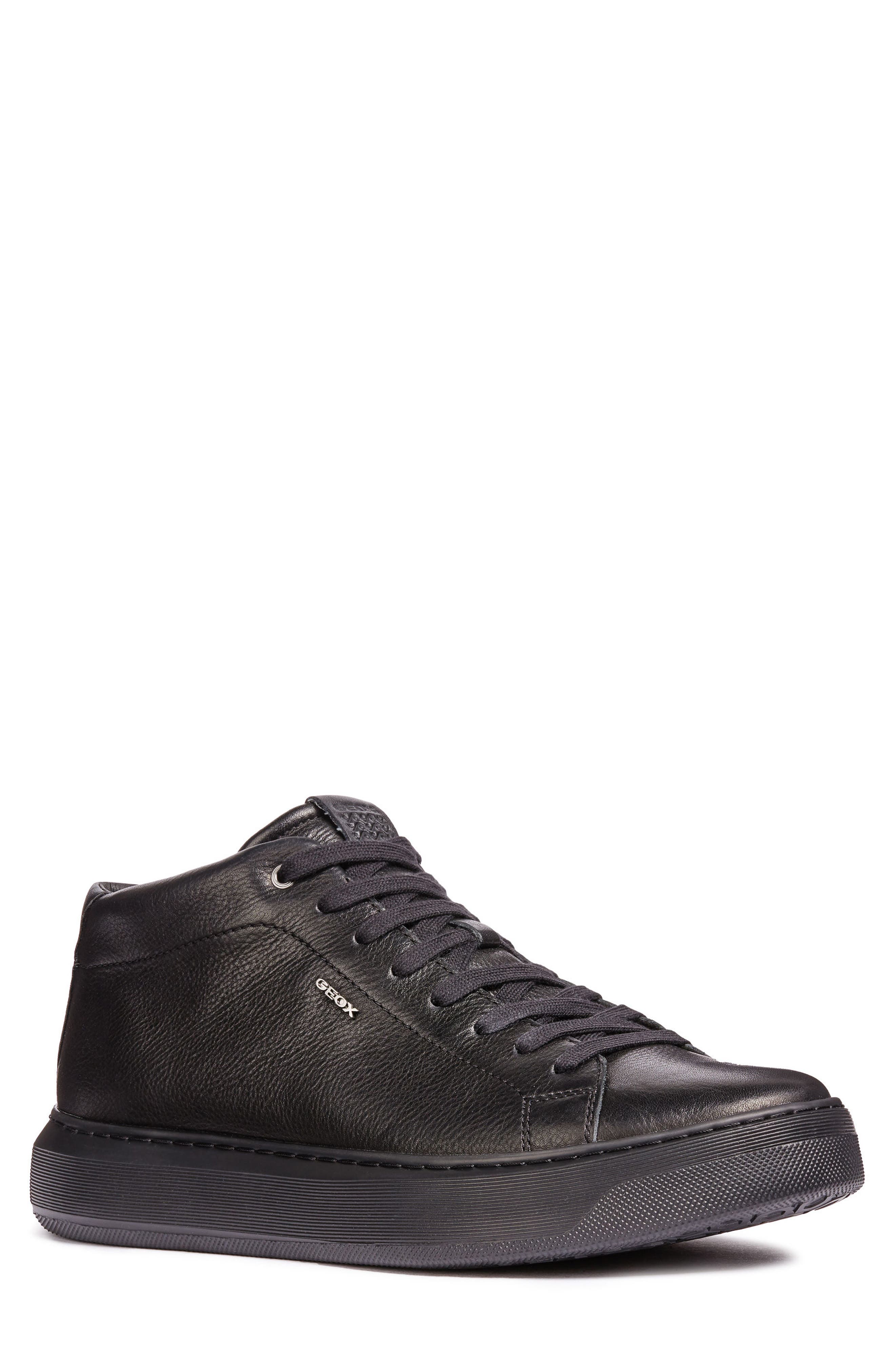Geox Deiven 1 High Top Sneaker, Black