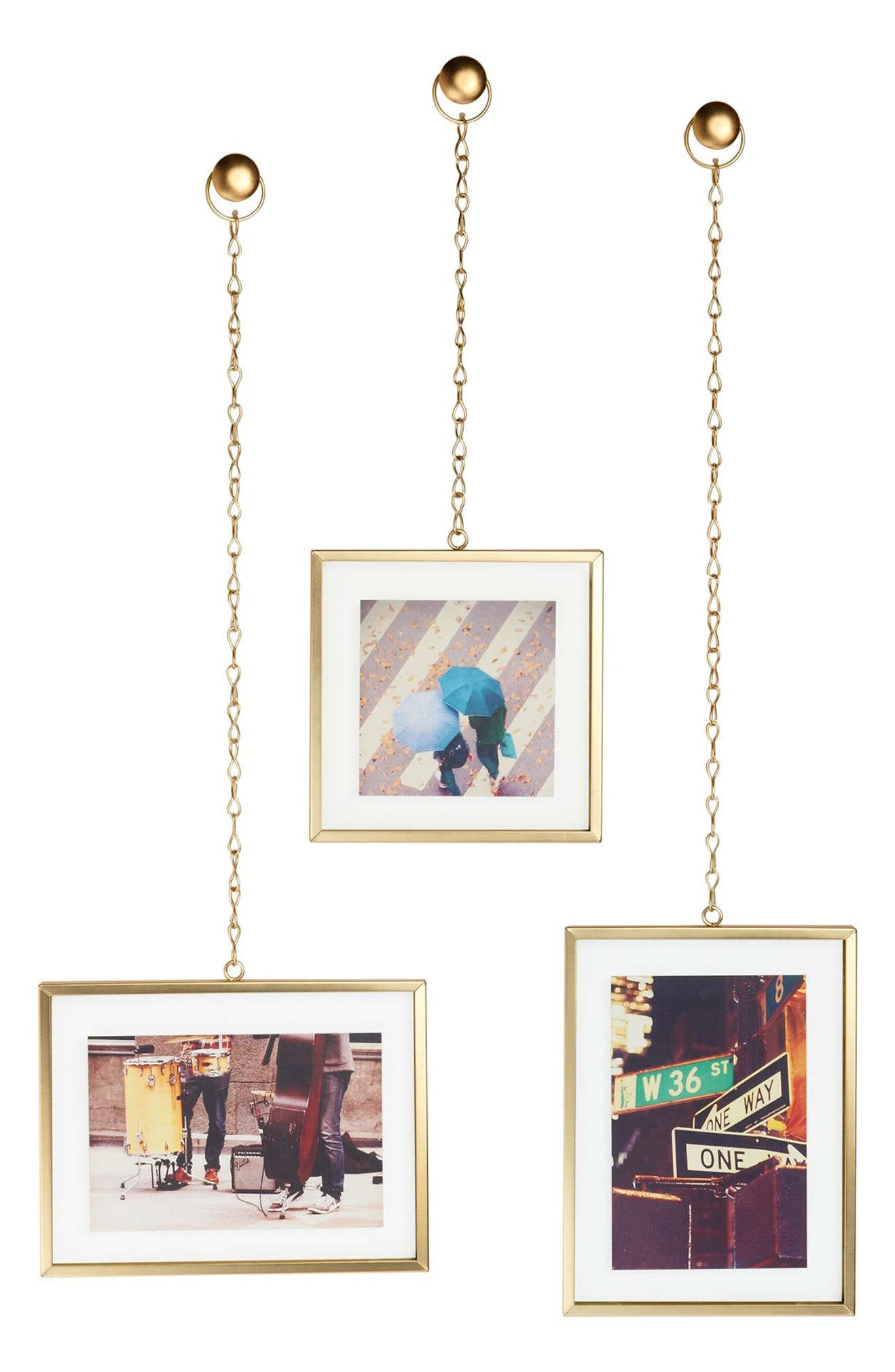 Umbra Fotochain Hanging Frames Set Of 3 Nordstrom