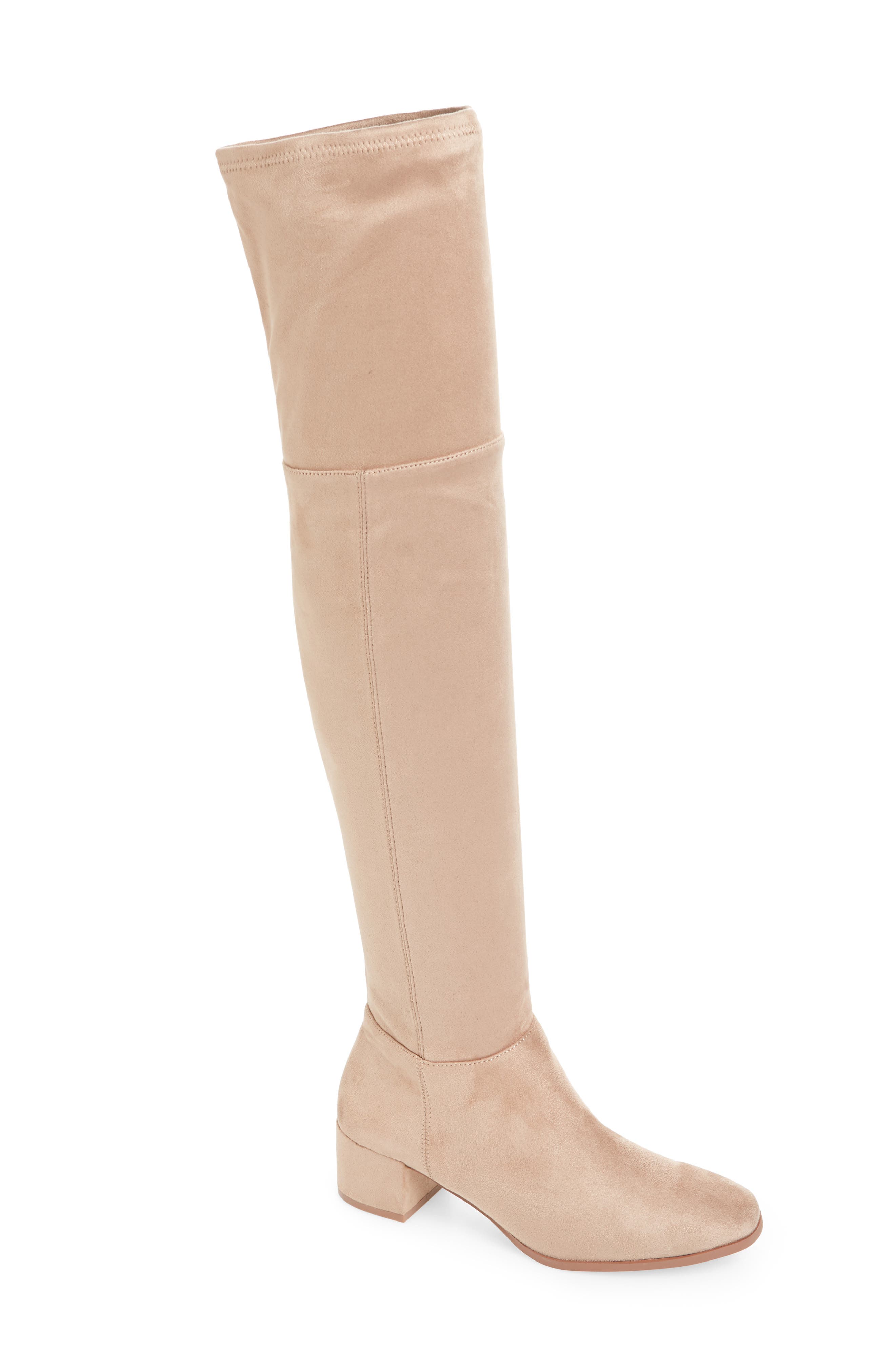 Chinese Laundry Felix Over The Knee Boot- Beige