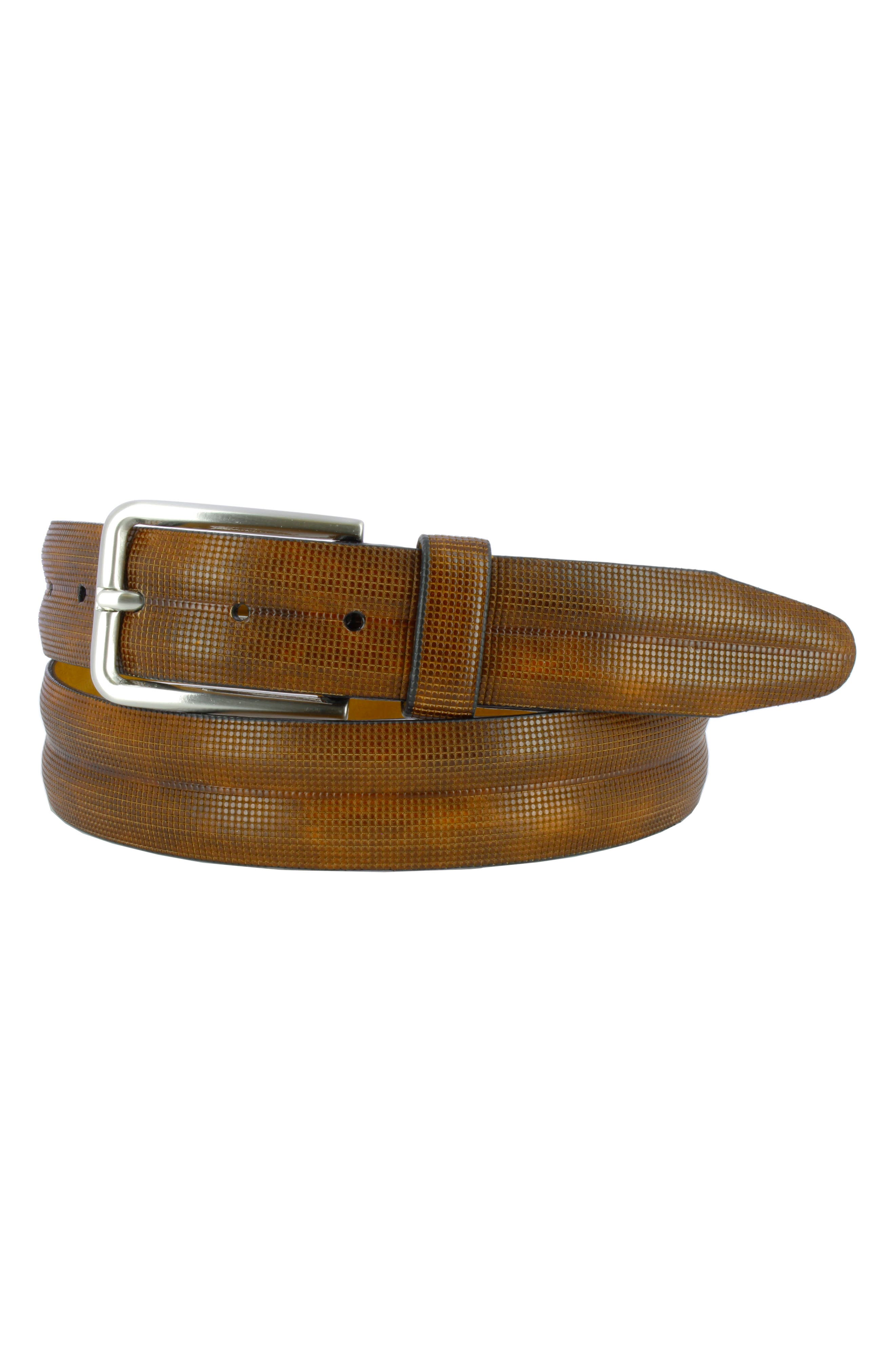 Remo Tulliani Jerrell Embossed Leather Belt