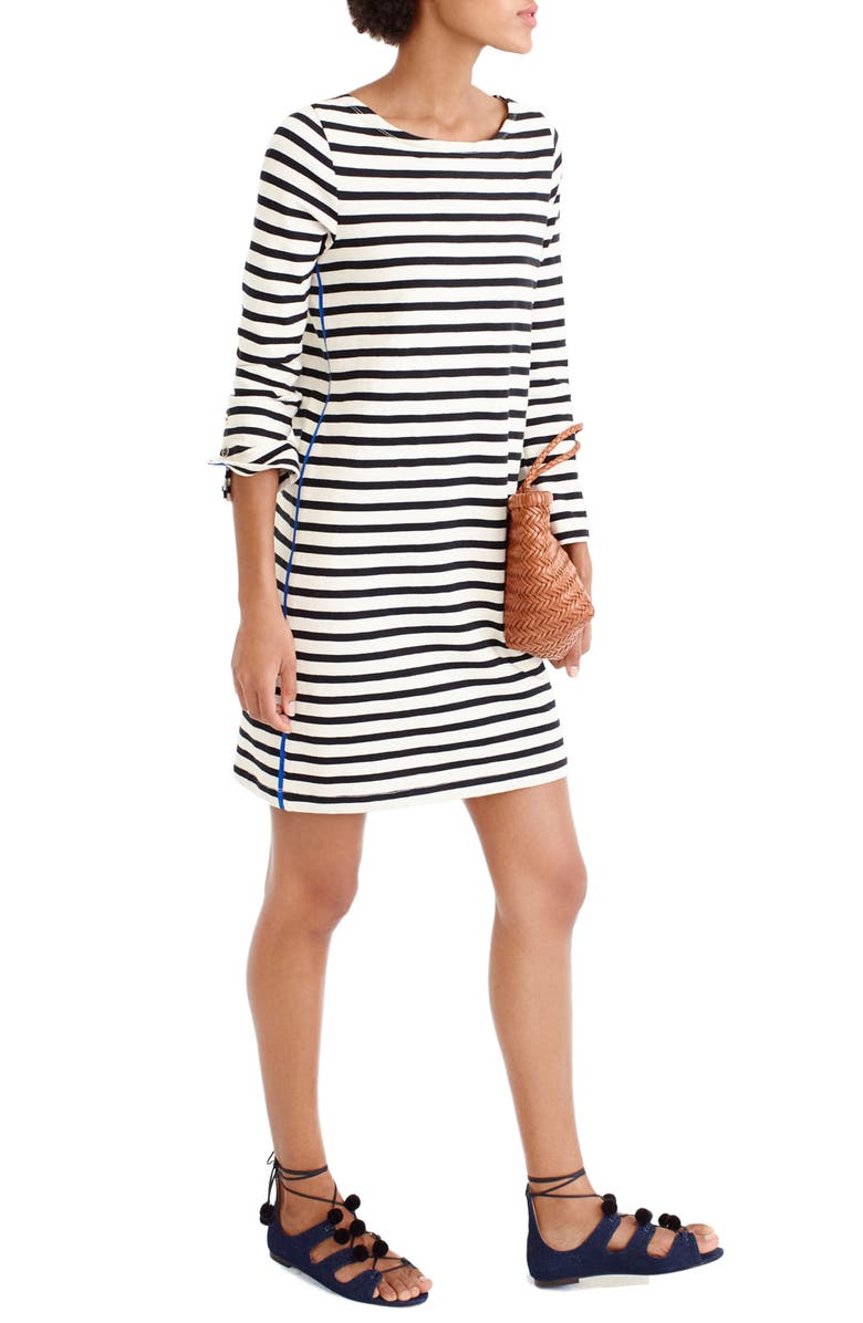 J.Crew Stripe TShirt Dress Nordstrom