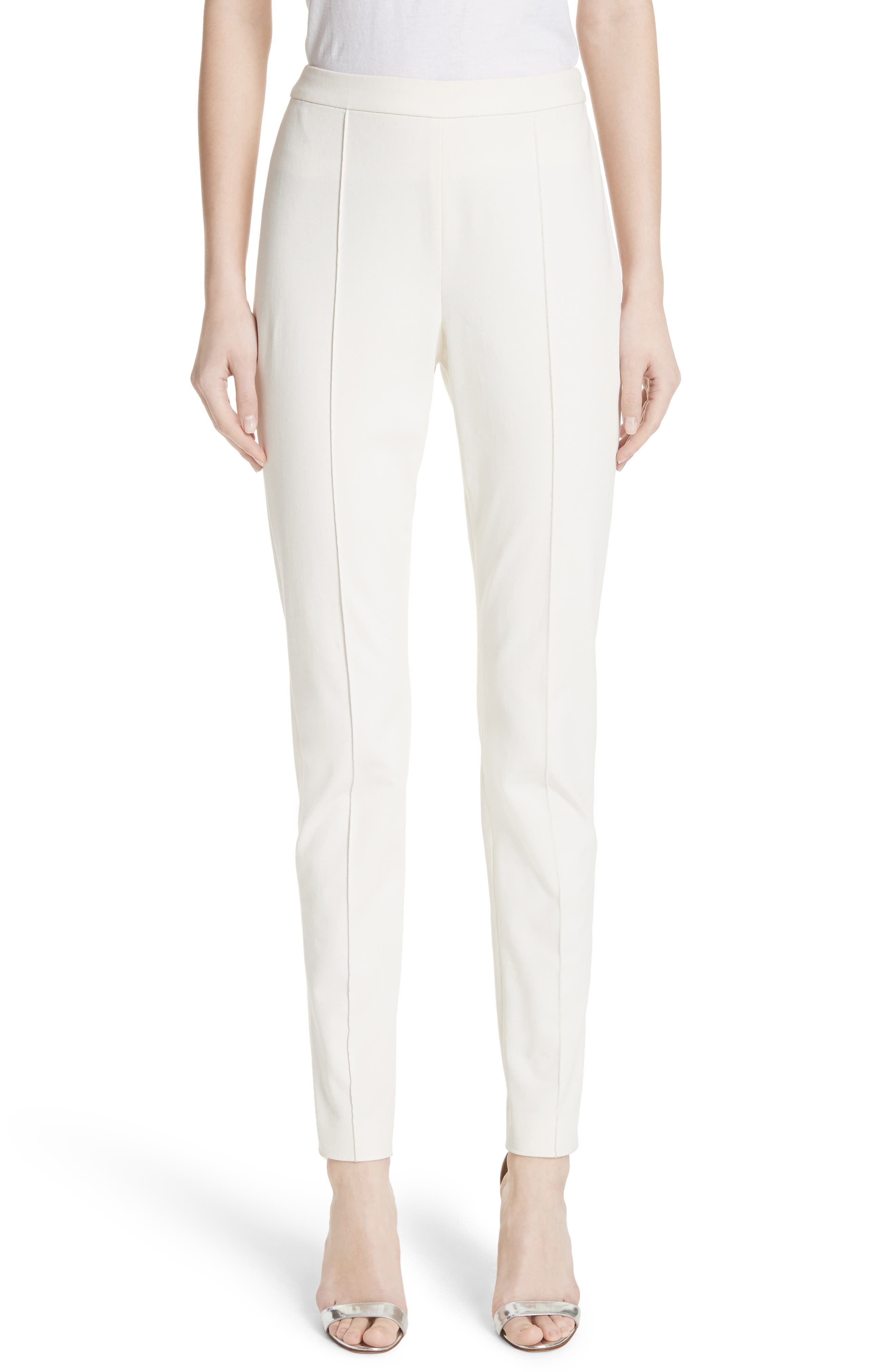 St. John Collection Fine Stretch Twill Leggings