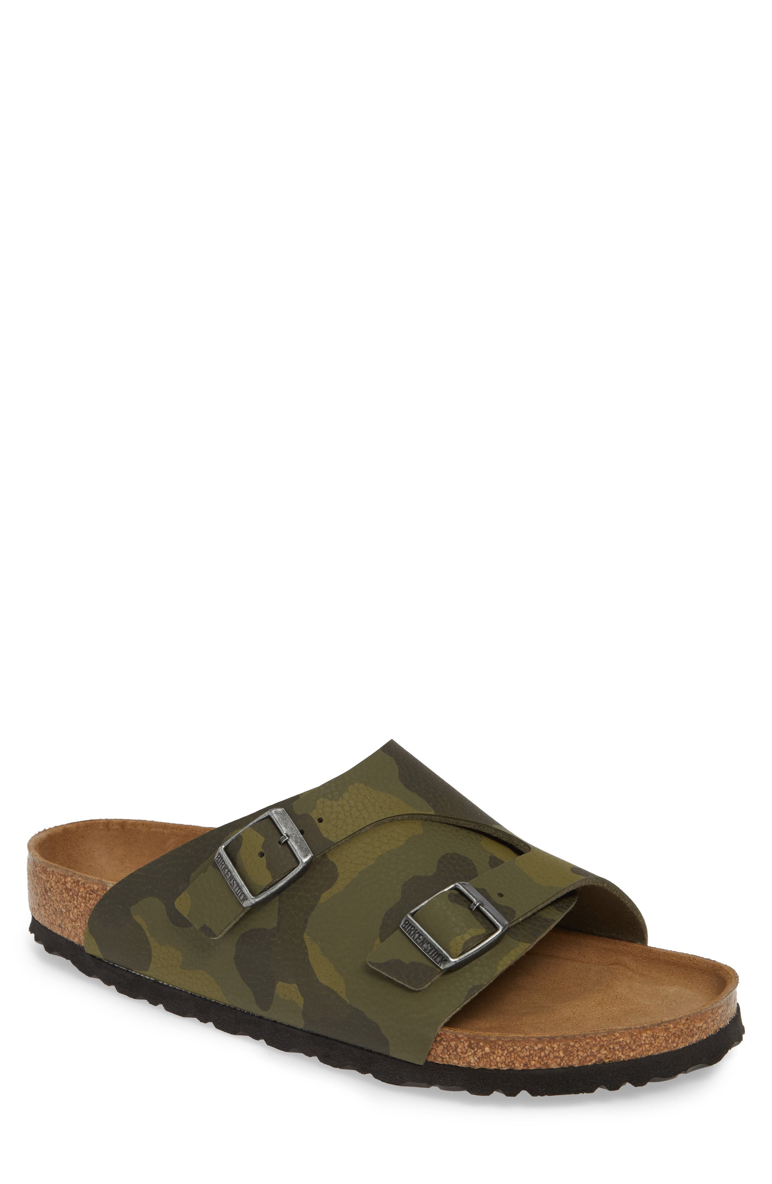 Birkenstock Zurich Slide Sandal,9.5 - Green