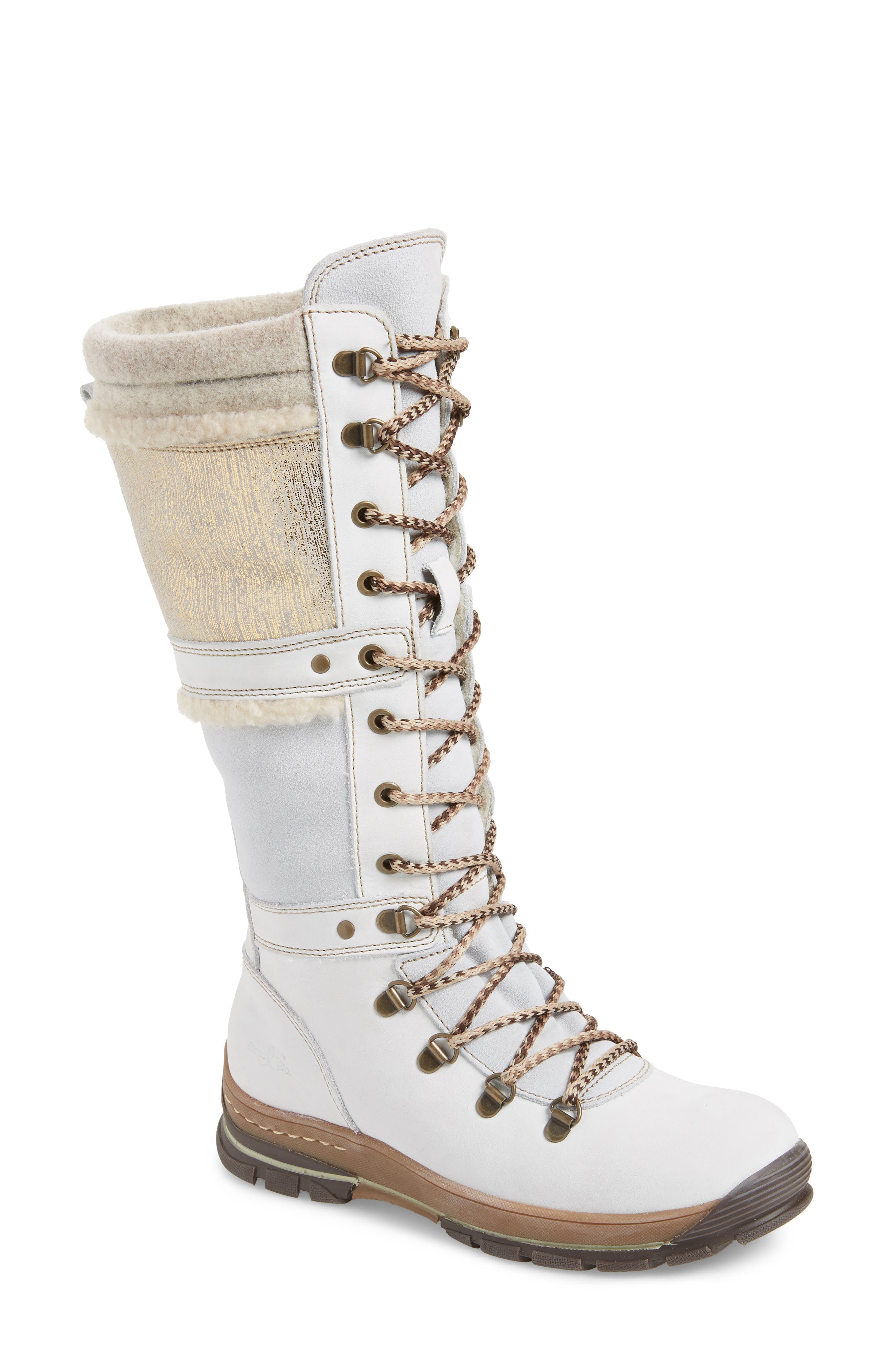 Bos. & Co. Gabriella Waterproof Boot, White
