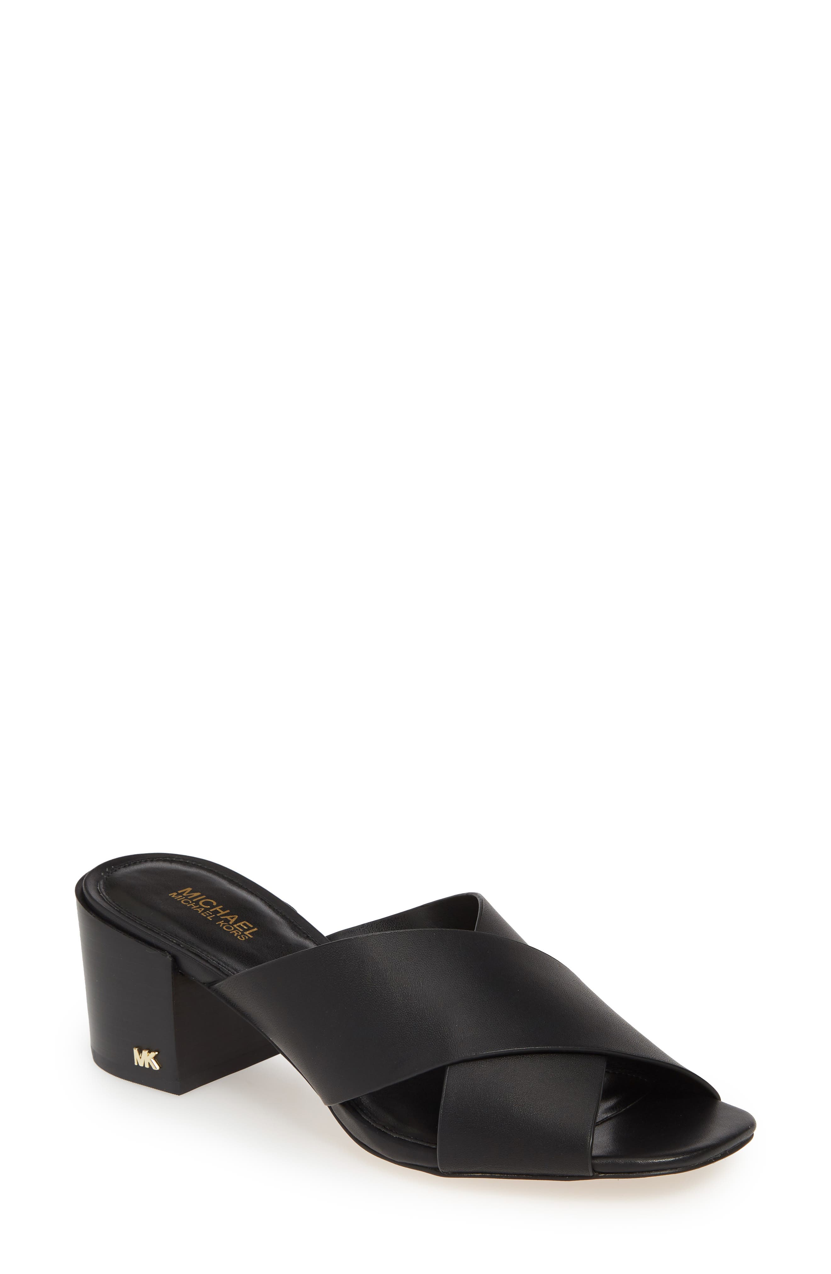 Michael Michael Kors Abbot Slide Sandal, Black