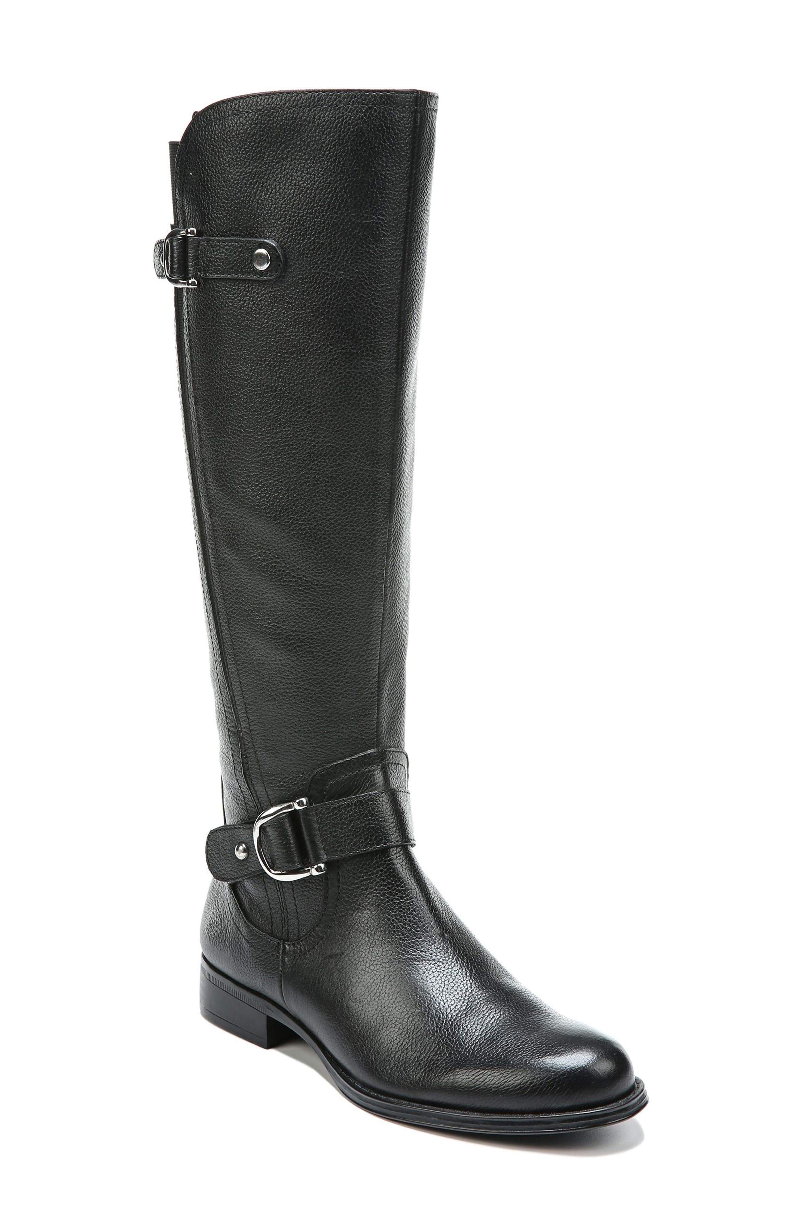 Naturalizer Jenelle Tall Boot Regular Calf WW - Black