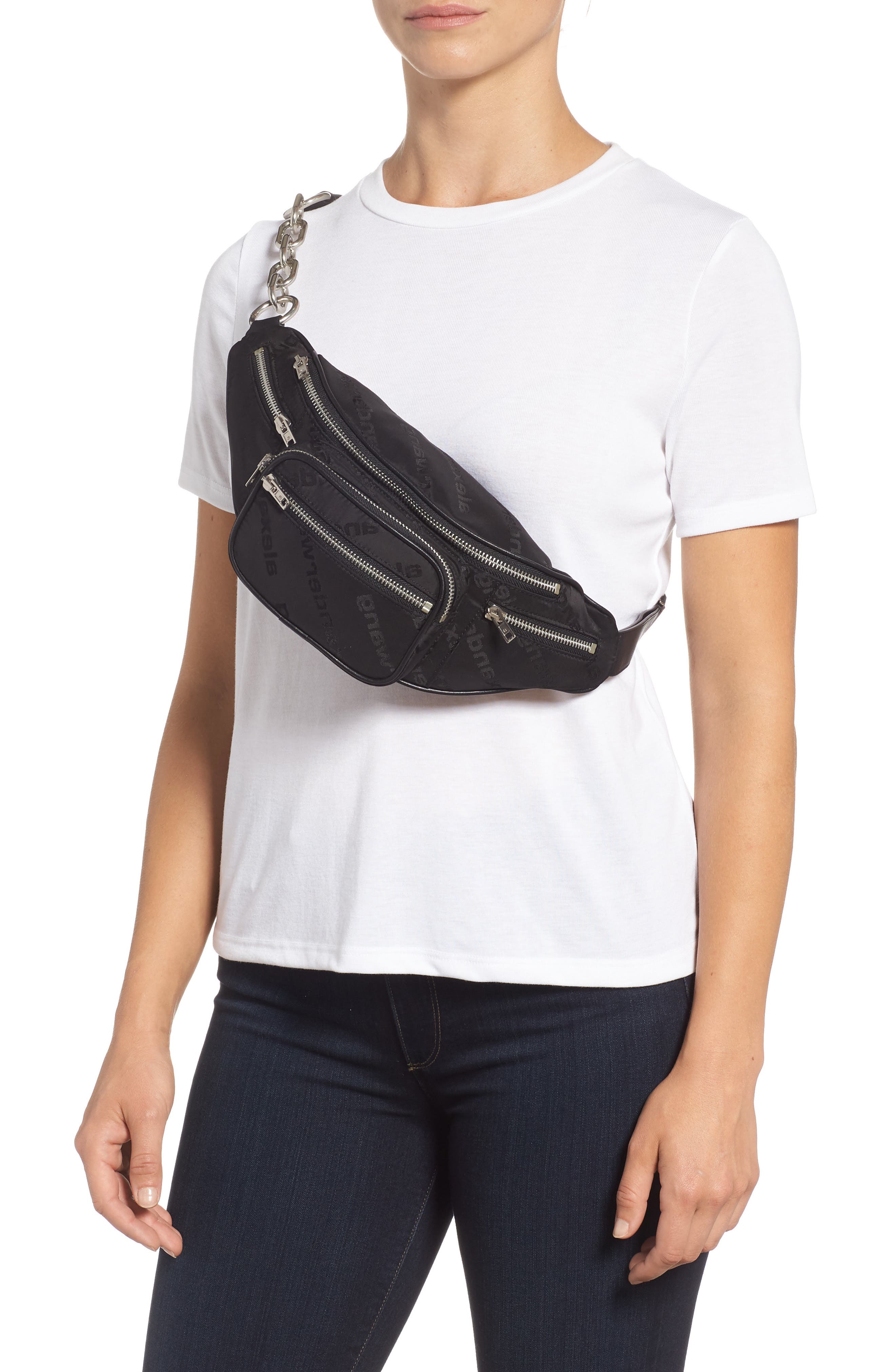 attica logo nylon fanny pack