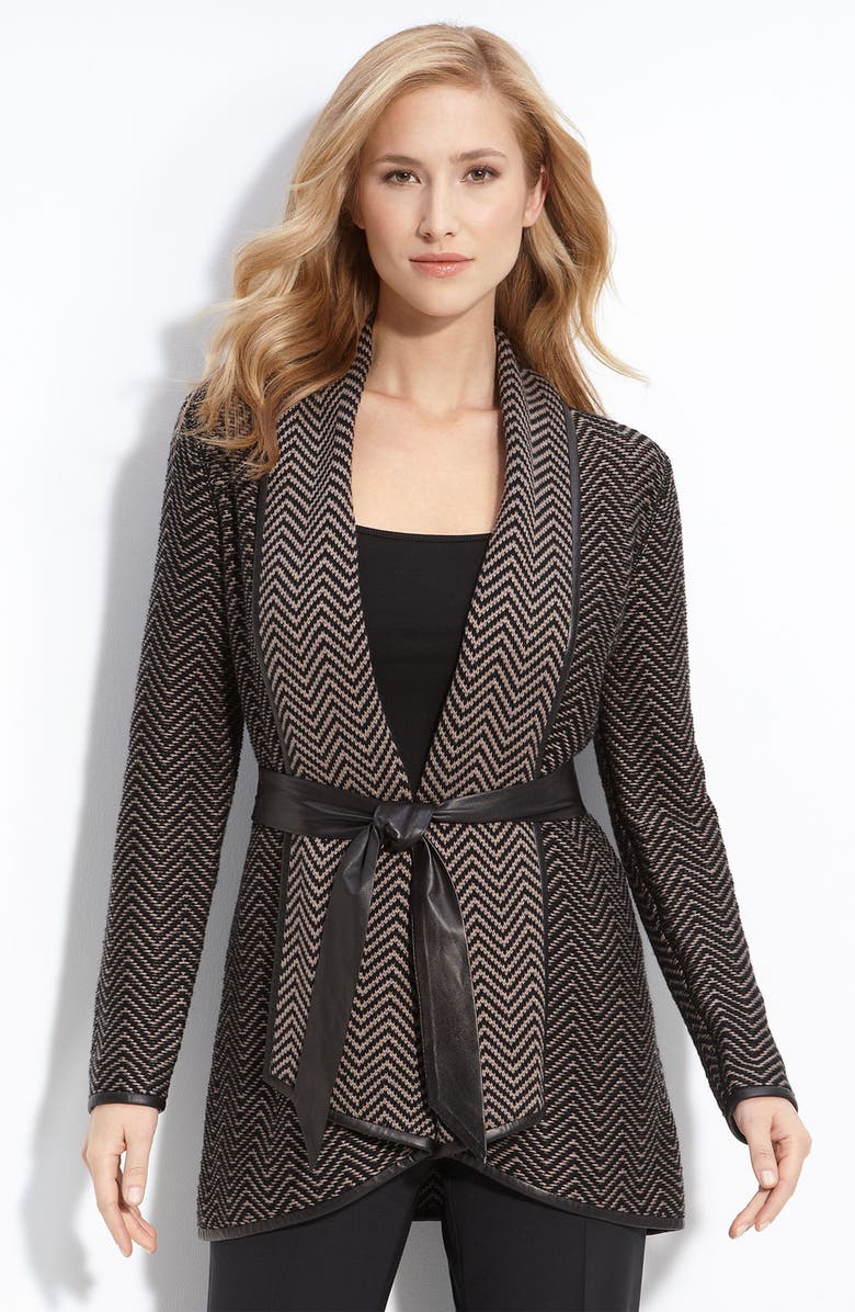 Classiques Entier Atelier Herringbone Pattern Sweater Jacket Nordstrom