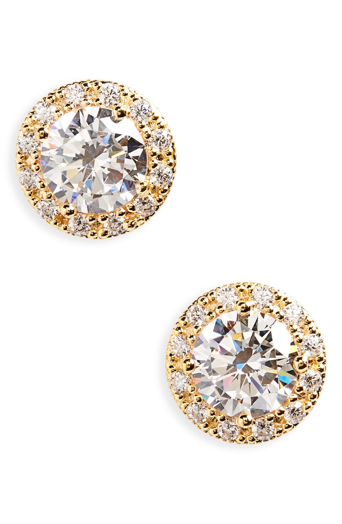 Nordstrom Pavé Round Stud Earrings