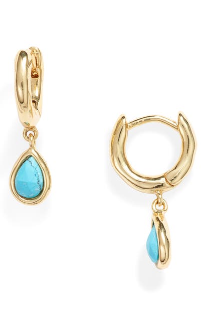 Gorjana Accessories OLIVIA SEMIPRECIOUS STONE HUGGIES