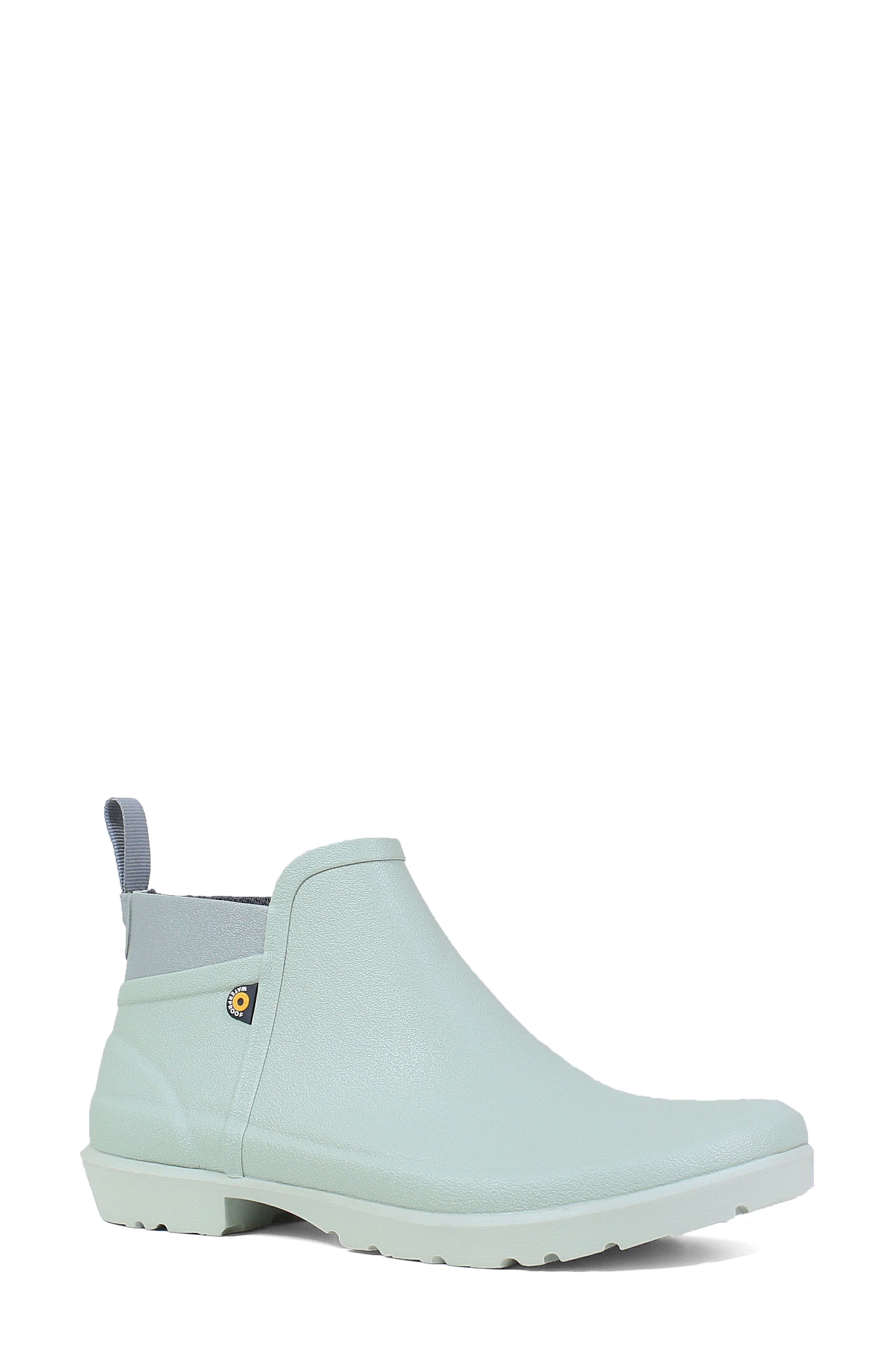 Bogs Flora Waterproof Rain Boot, Green