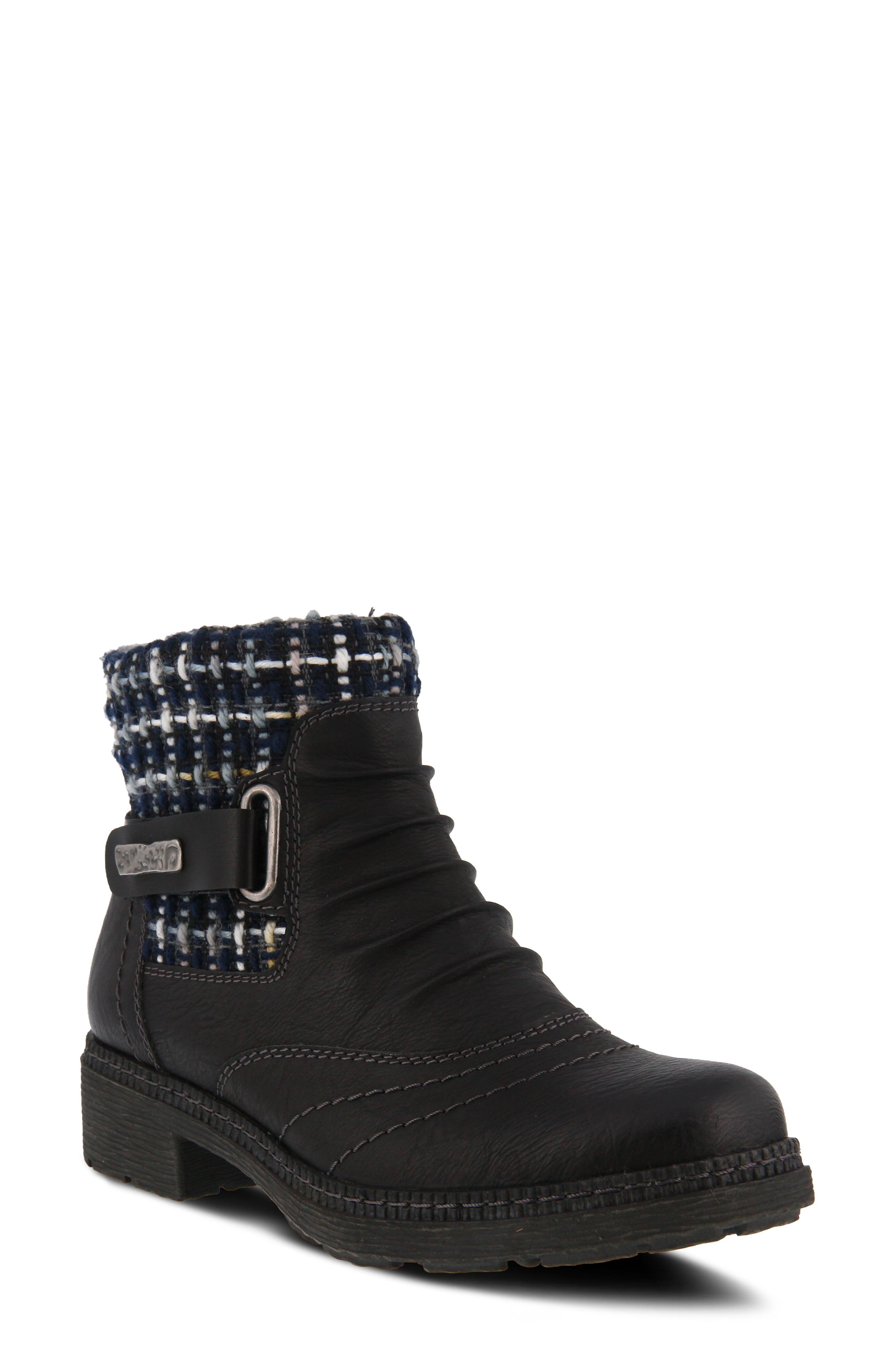 Spring Step Citrine Bootie - Black