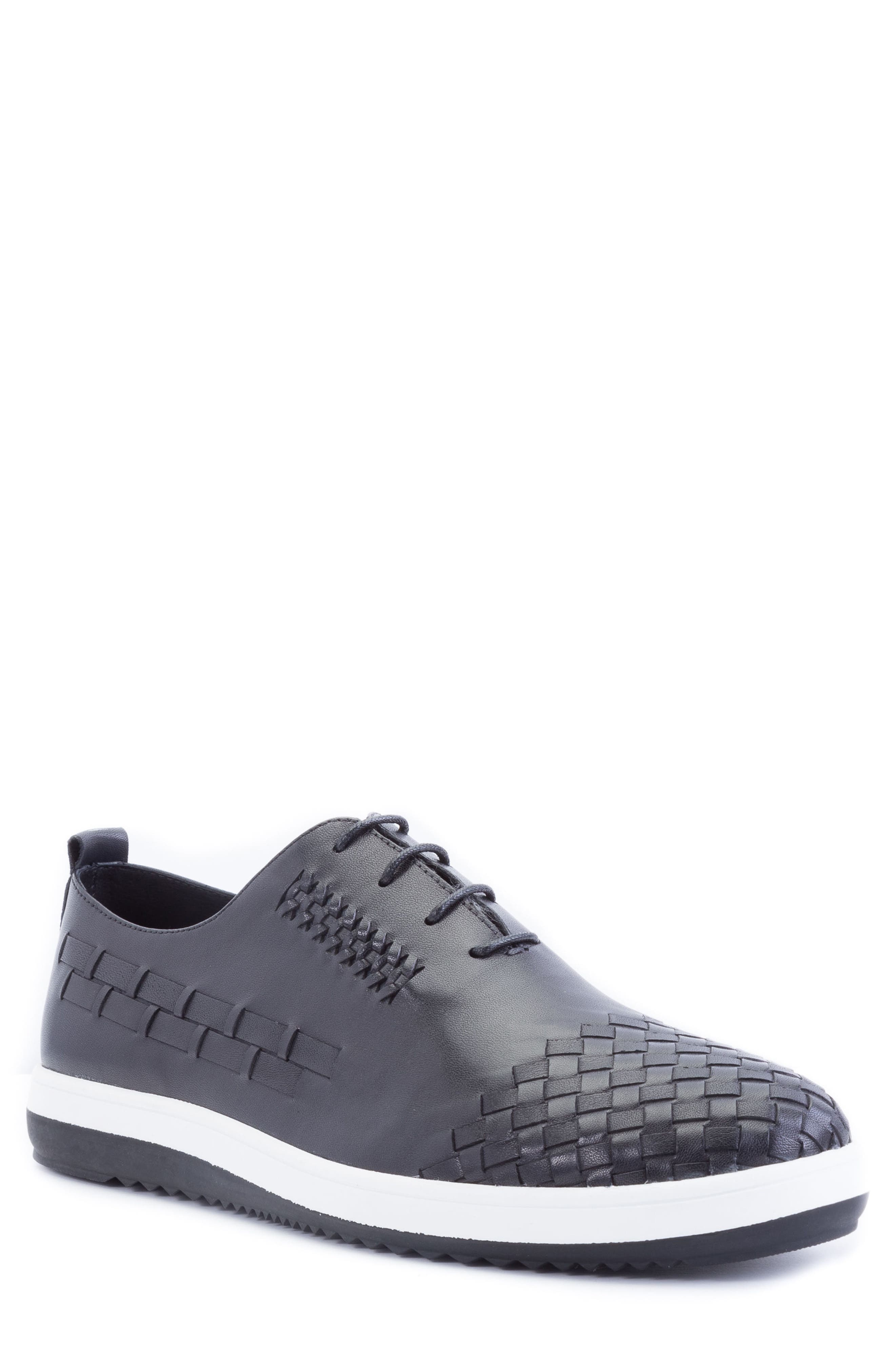 Zanzara Digital Woven Cap Toe Sneaker, Black