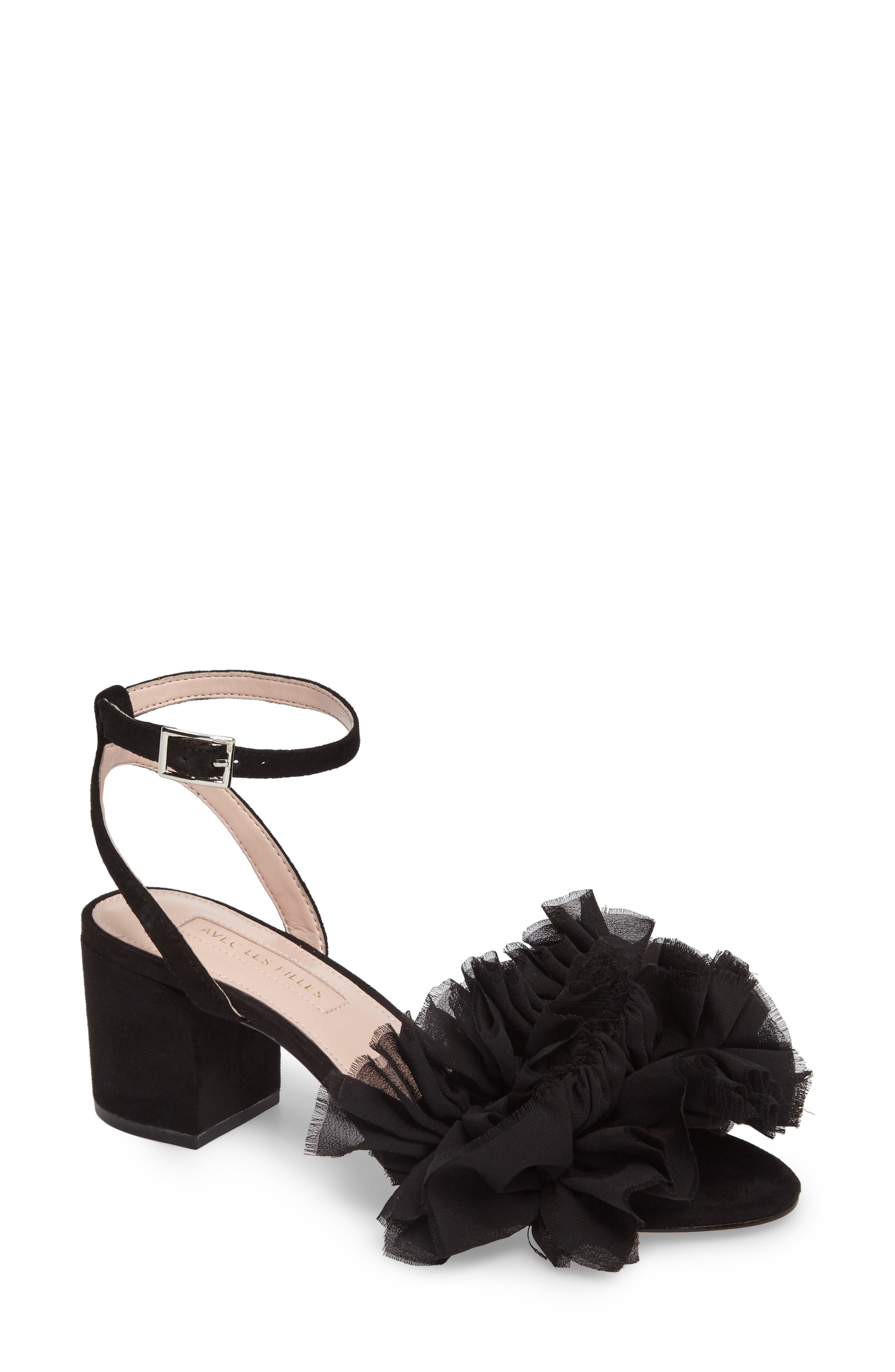 Avec Les Files Myra Sandal- Black