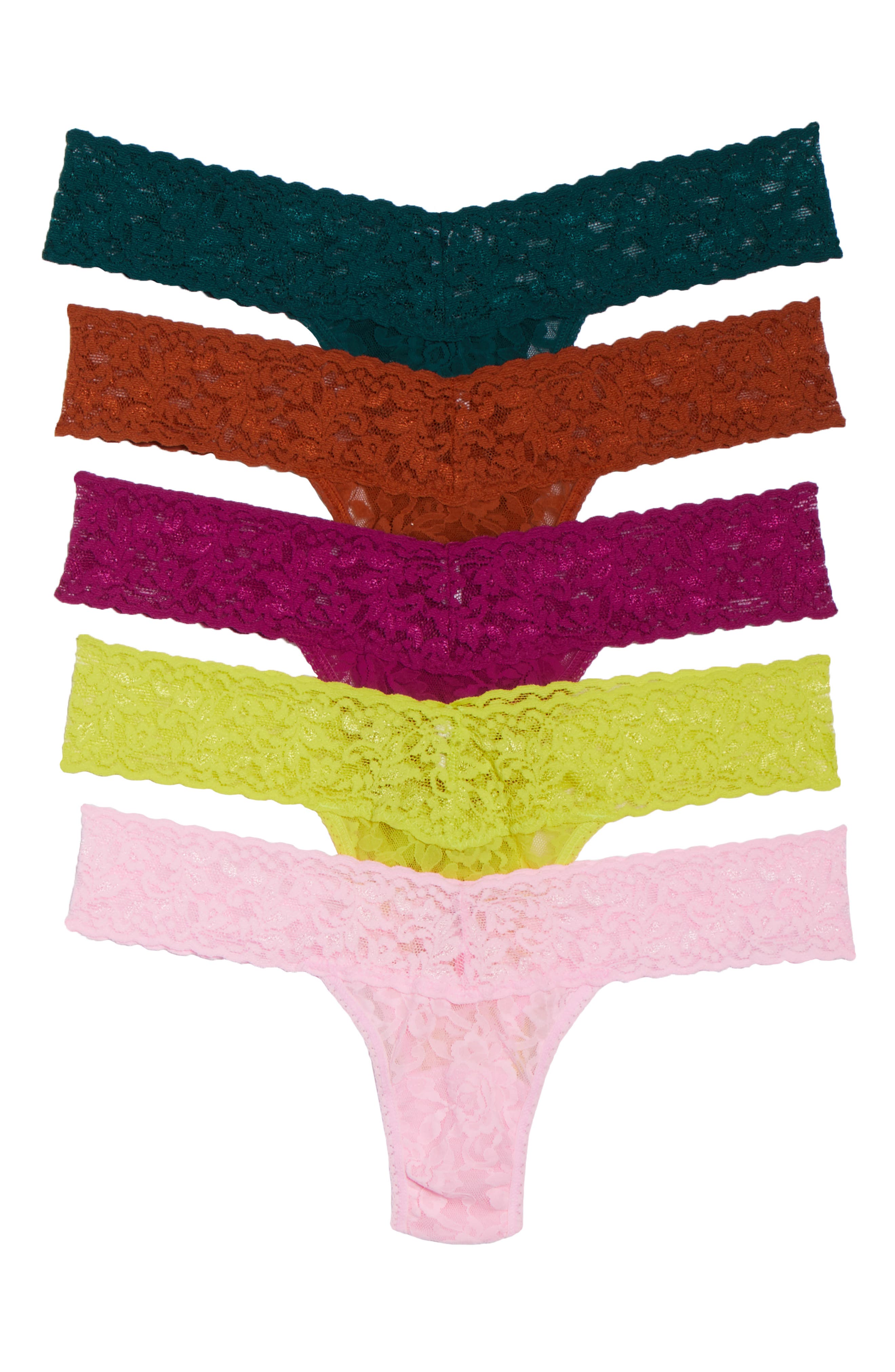 Hanky Panky Low Rise Thong (5Pack) Nordstrom