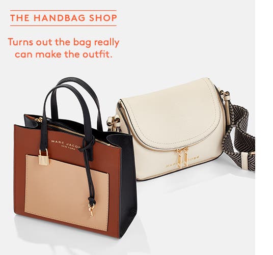 Handbags up to fifty percent off.