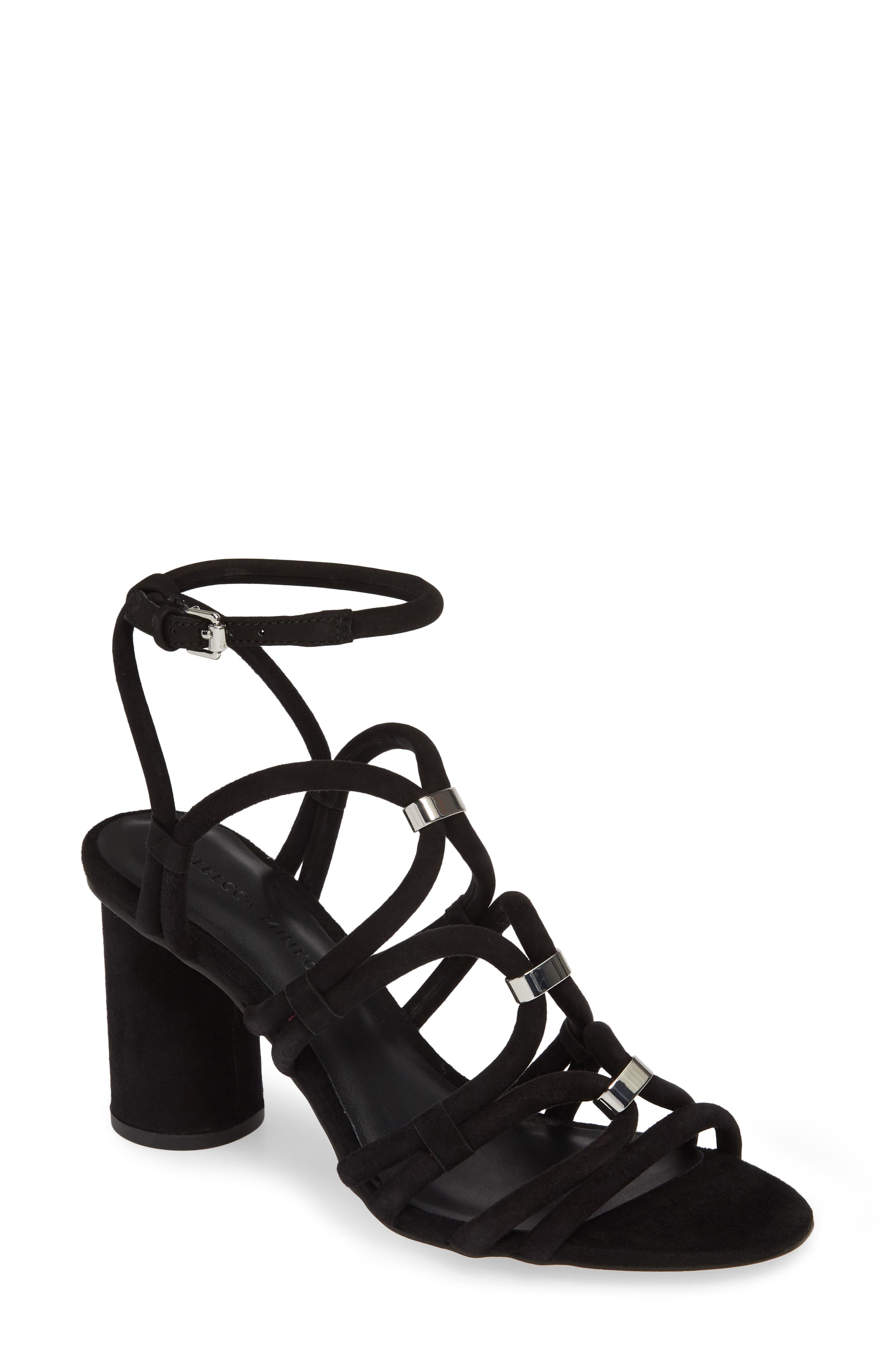 Rebecca Minkoff Apolline Strappy Sandal, Black