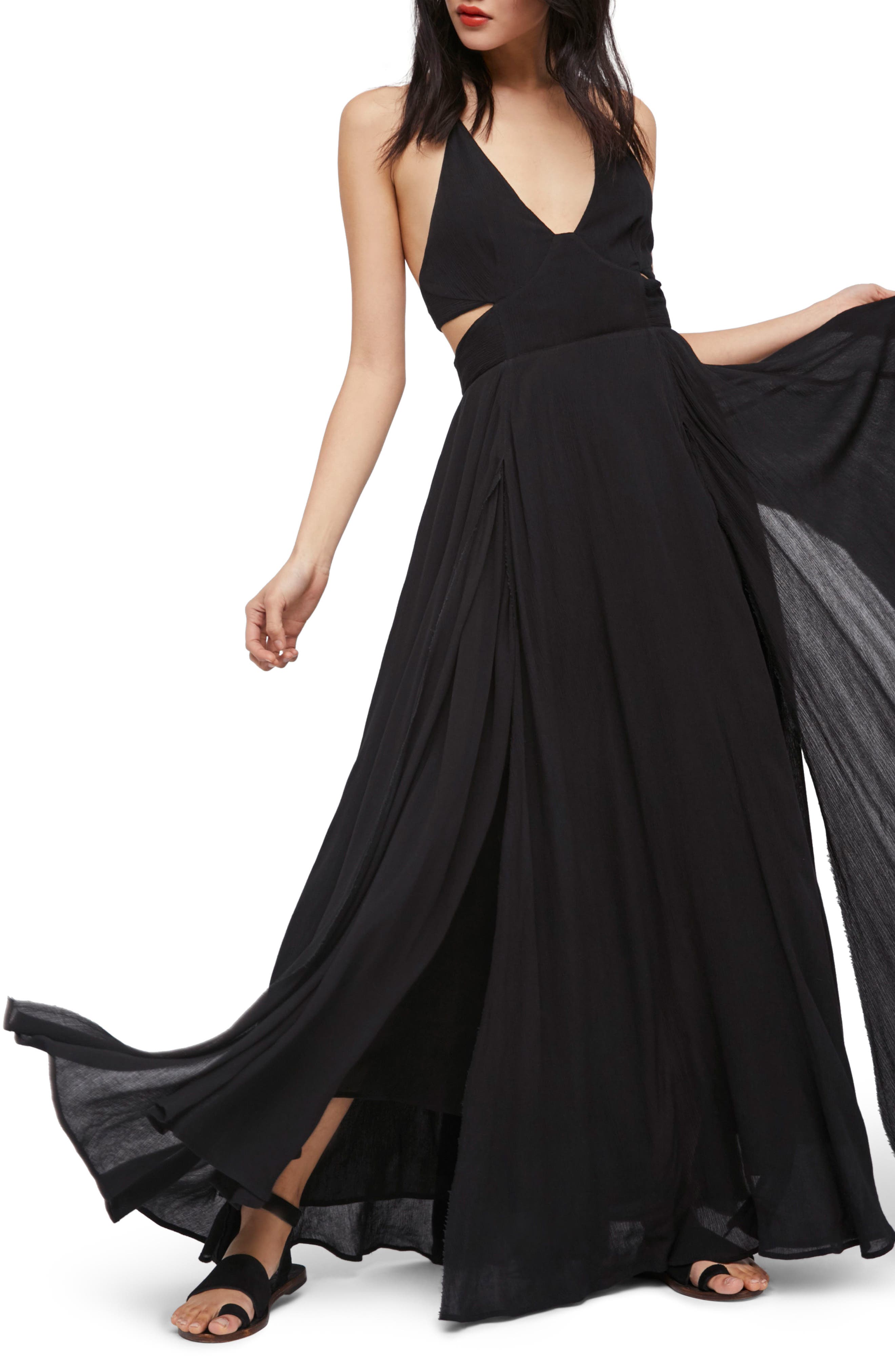 Endless Summer By Free People Lillie Maxi Dress, Black