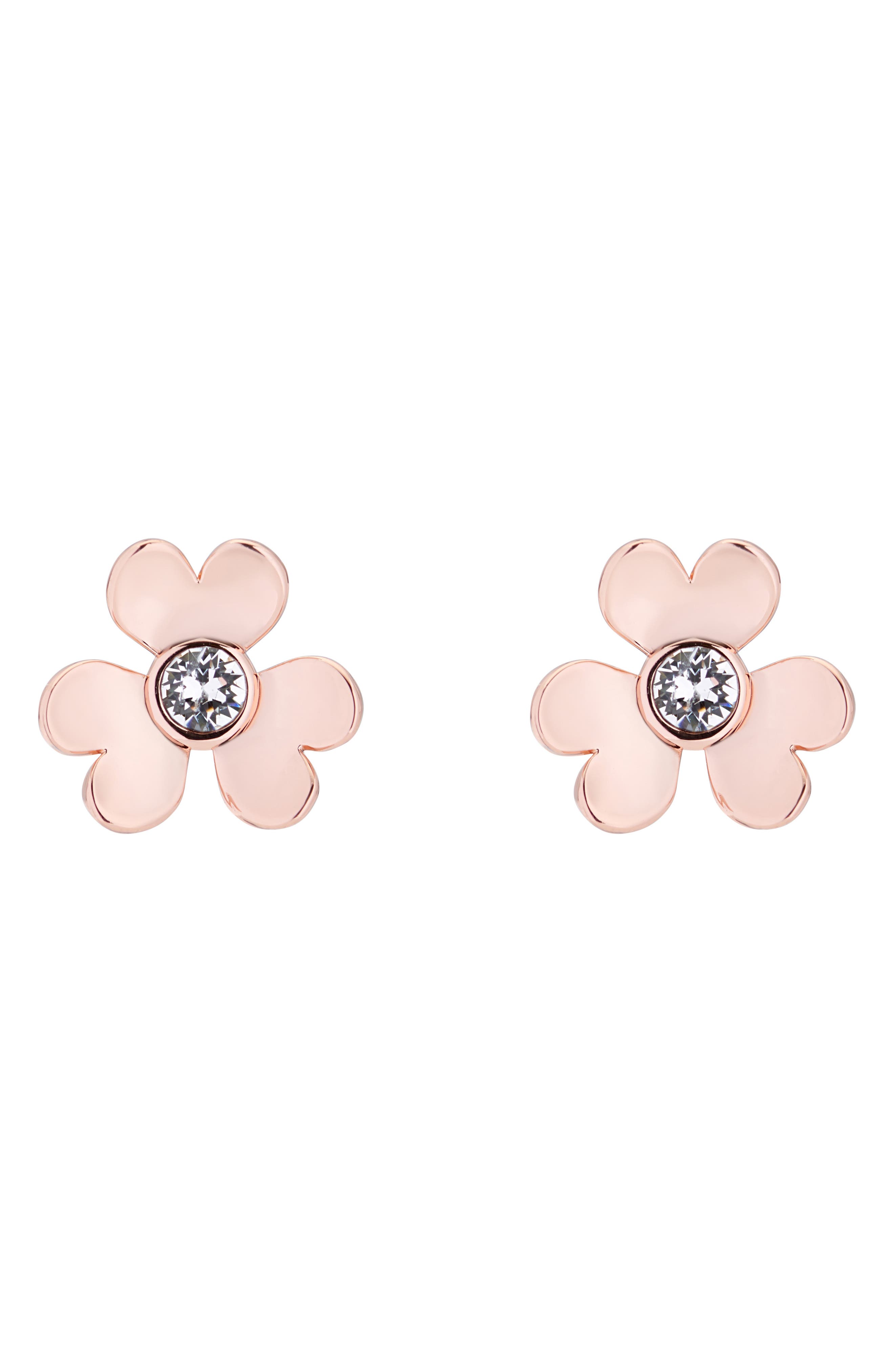 Ted Baker London Hansila Heart Blossom Stud Earrings
