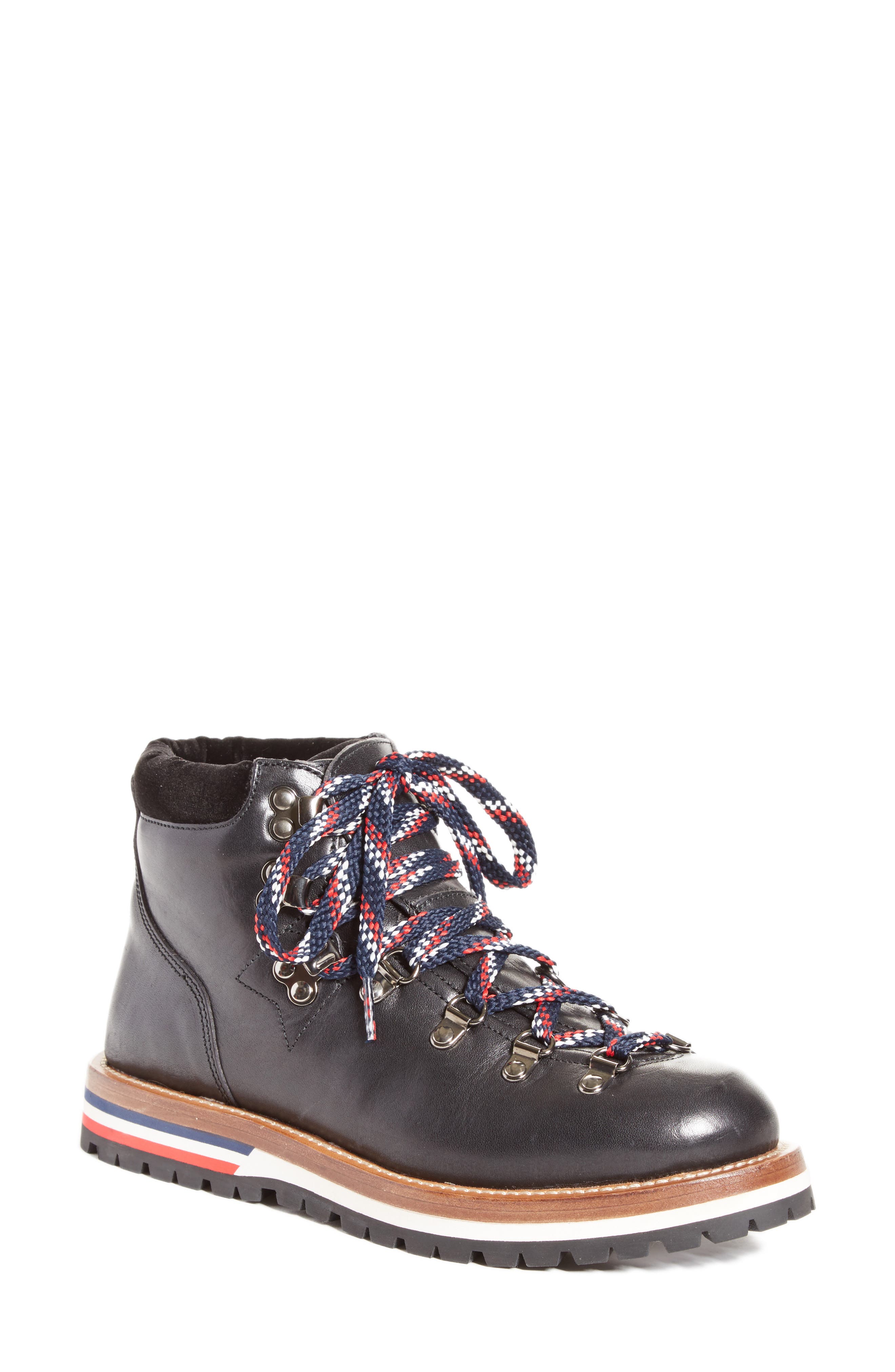 Moncler Blanche Lace-Up Boot