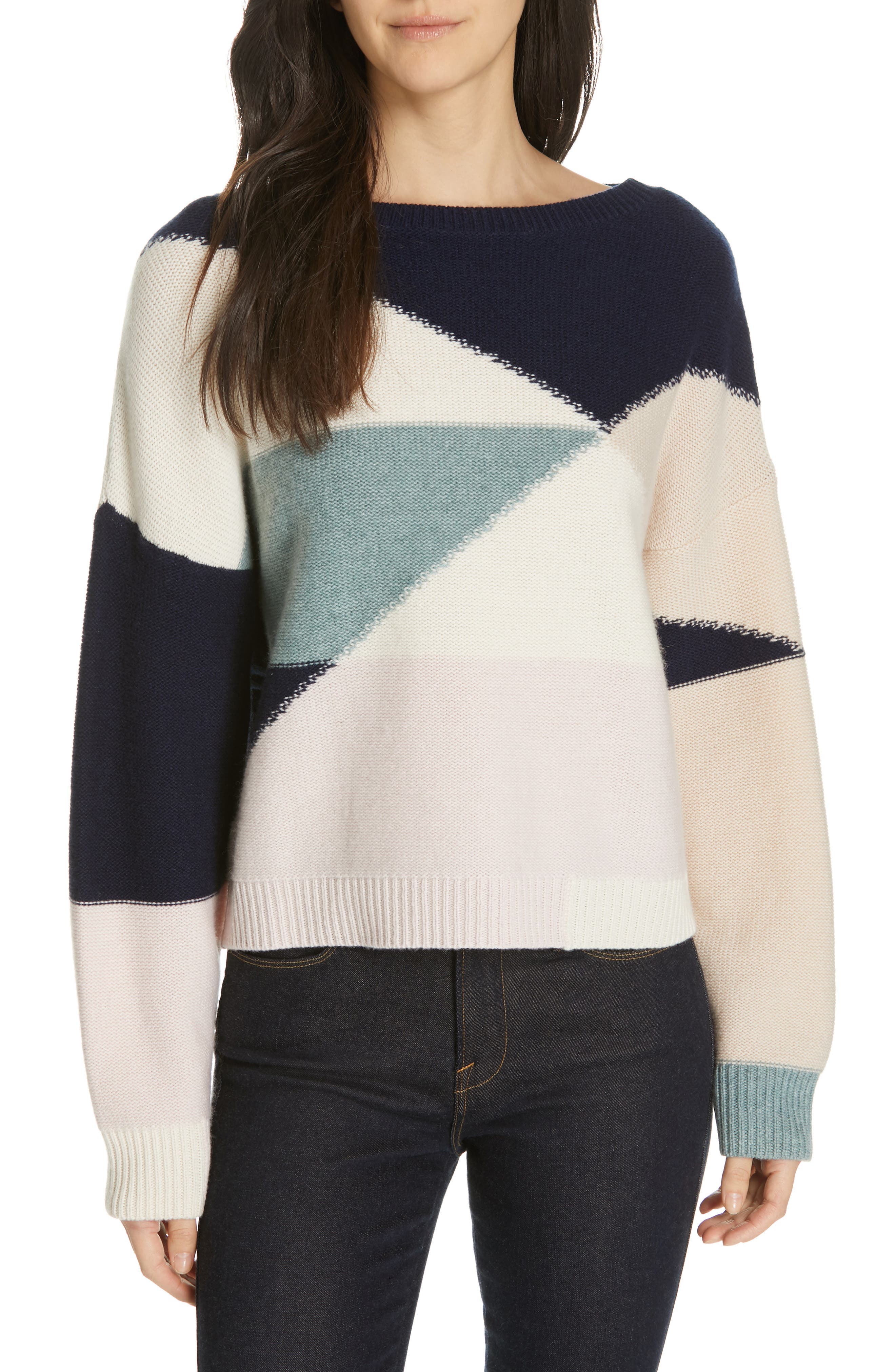 Joie Megu Wool & Cashmere Sweater, White