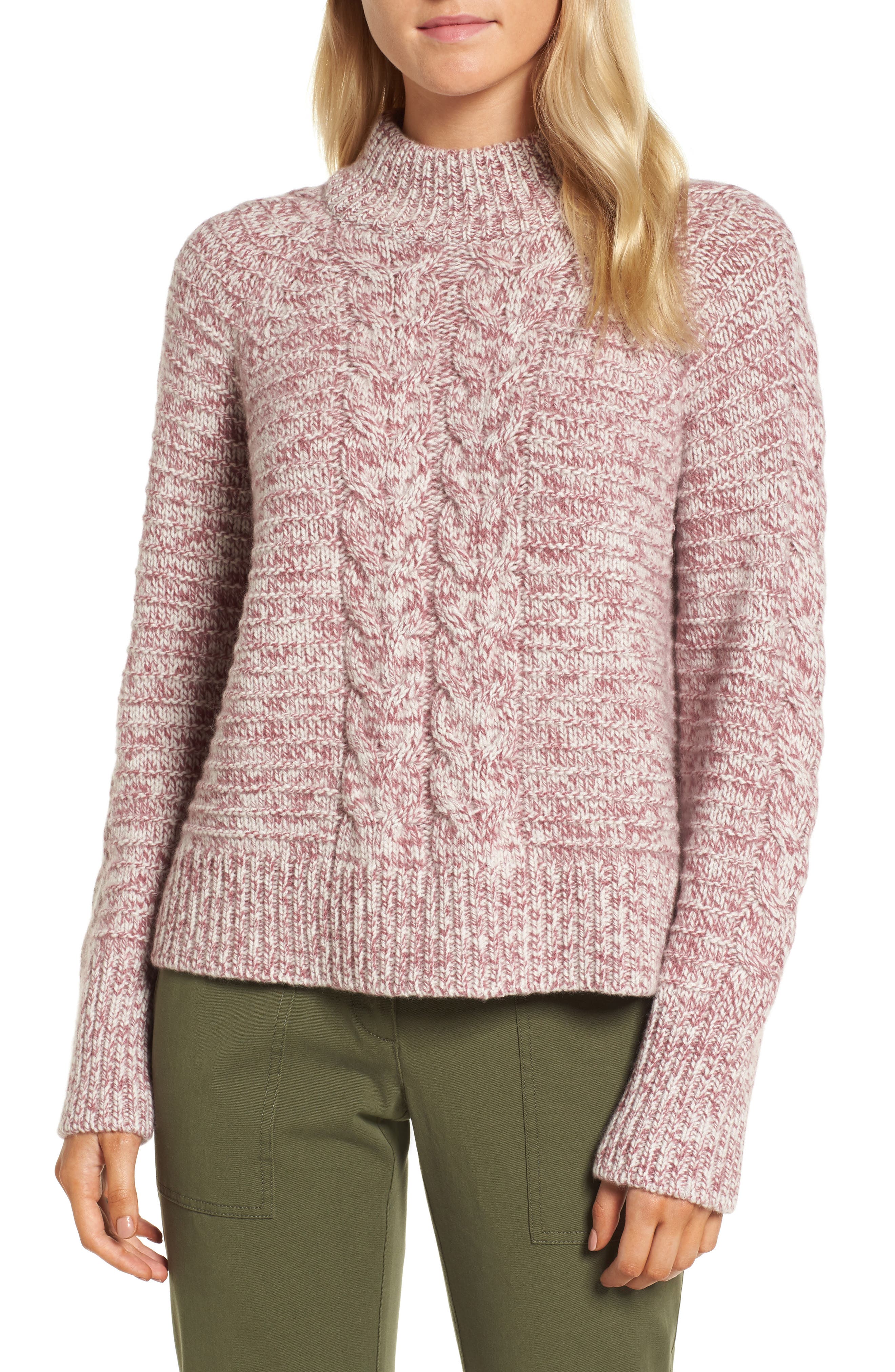 Nordstrom Signature Cashmere Cable Knit Sweater Nordstrom