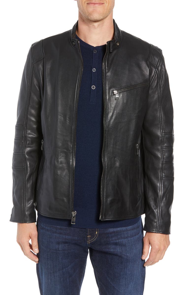 Andrew Marc Quilted Leather Moto Jacket | Nordstrom