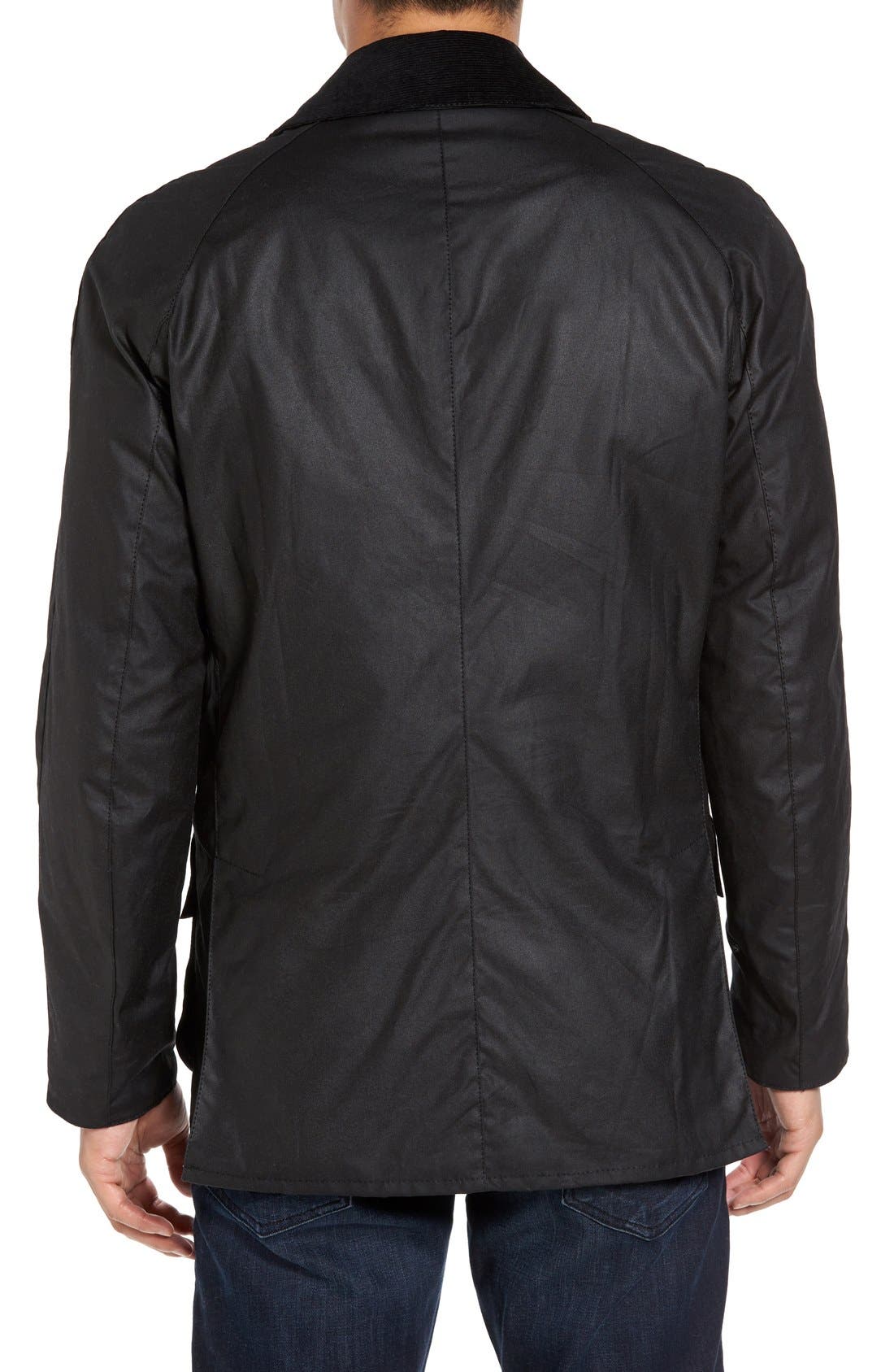 Barbour Ashby Wax Jacket, Black