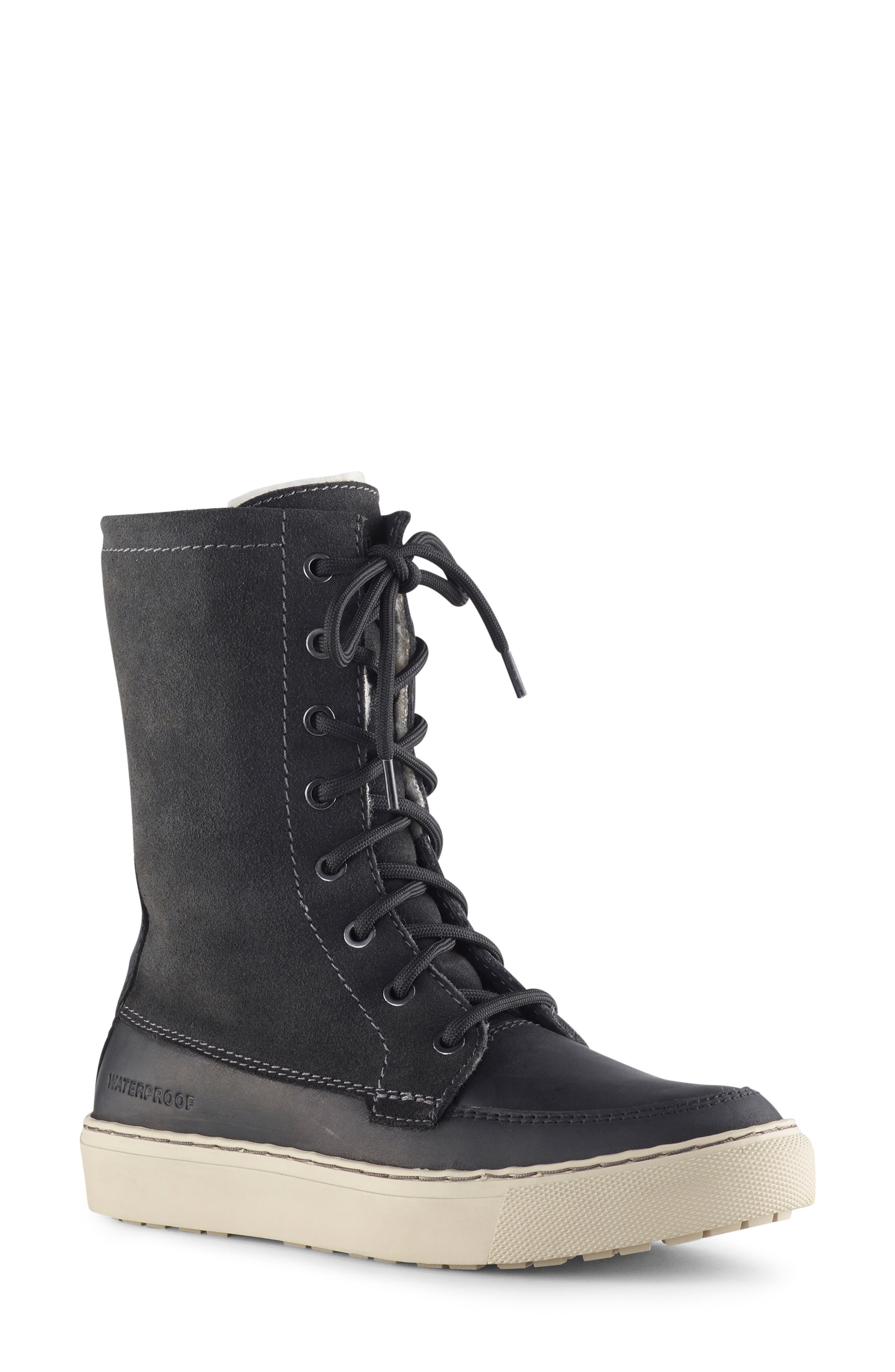 Cougar Donato Waterproof Winter Boot With Faux Fur Lining, Grey