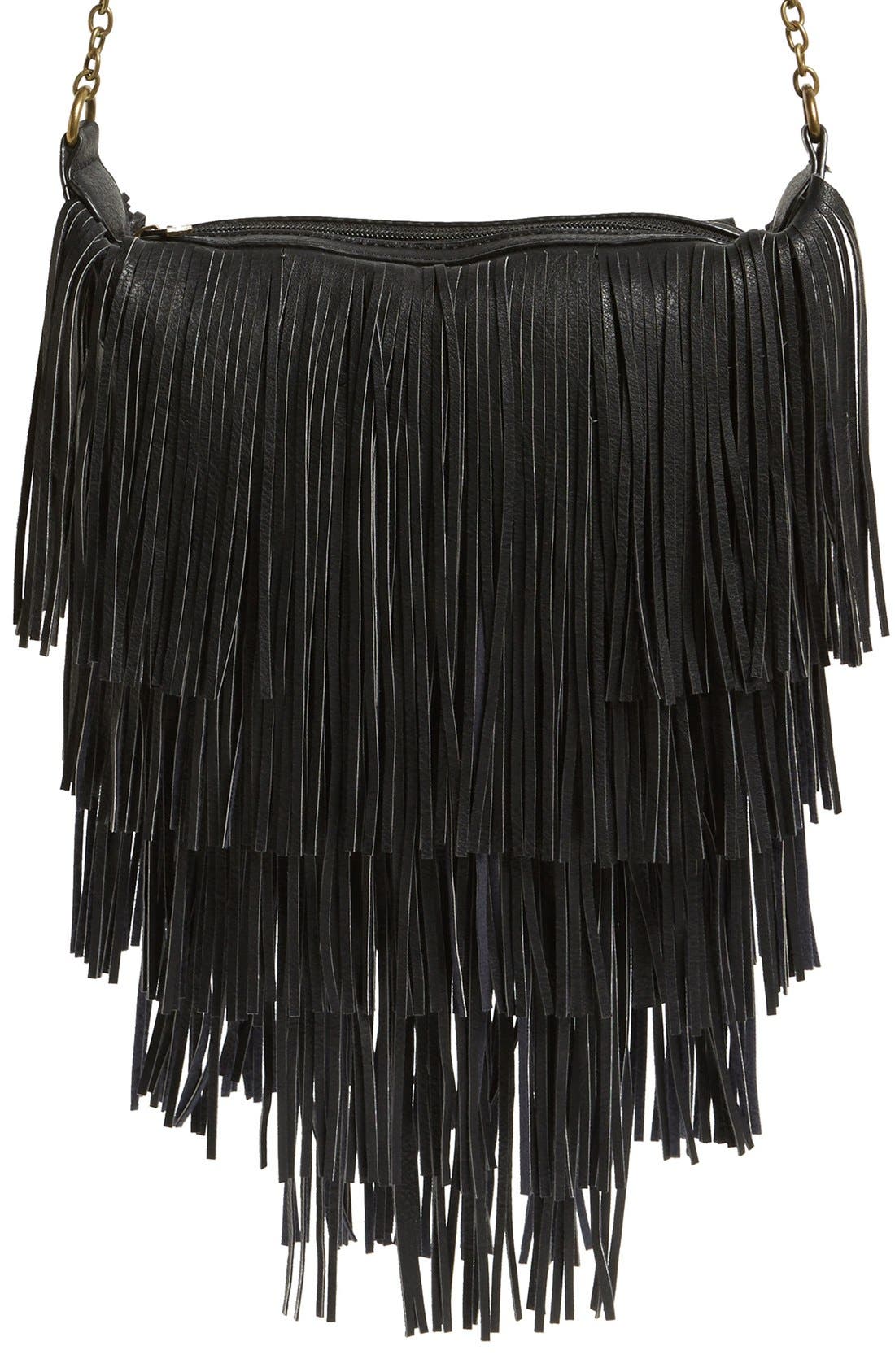 NUG 'Boho Fringe' Crossbody Bag Nordstrom