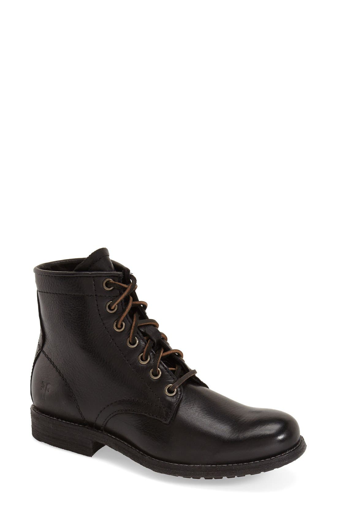frye tyler lace up womens