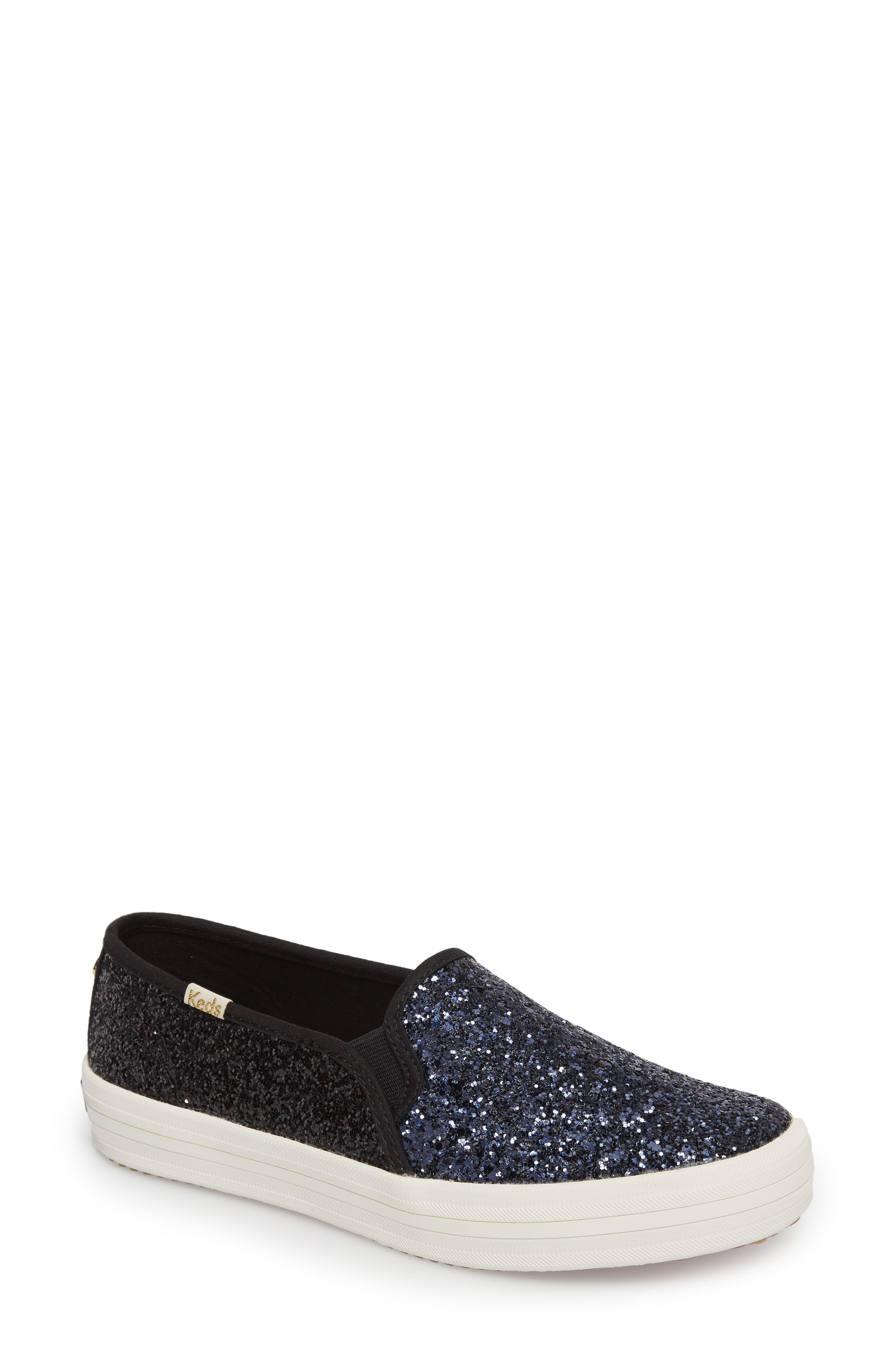 Keds® for kate spade new york double decker glitter slipon sneaker