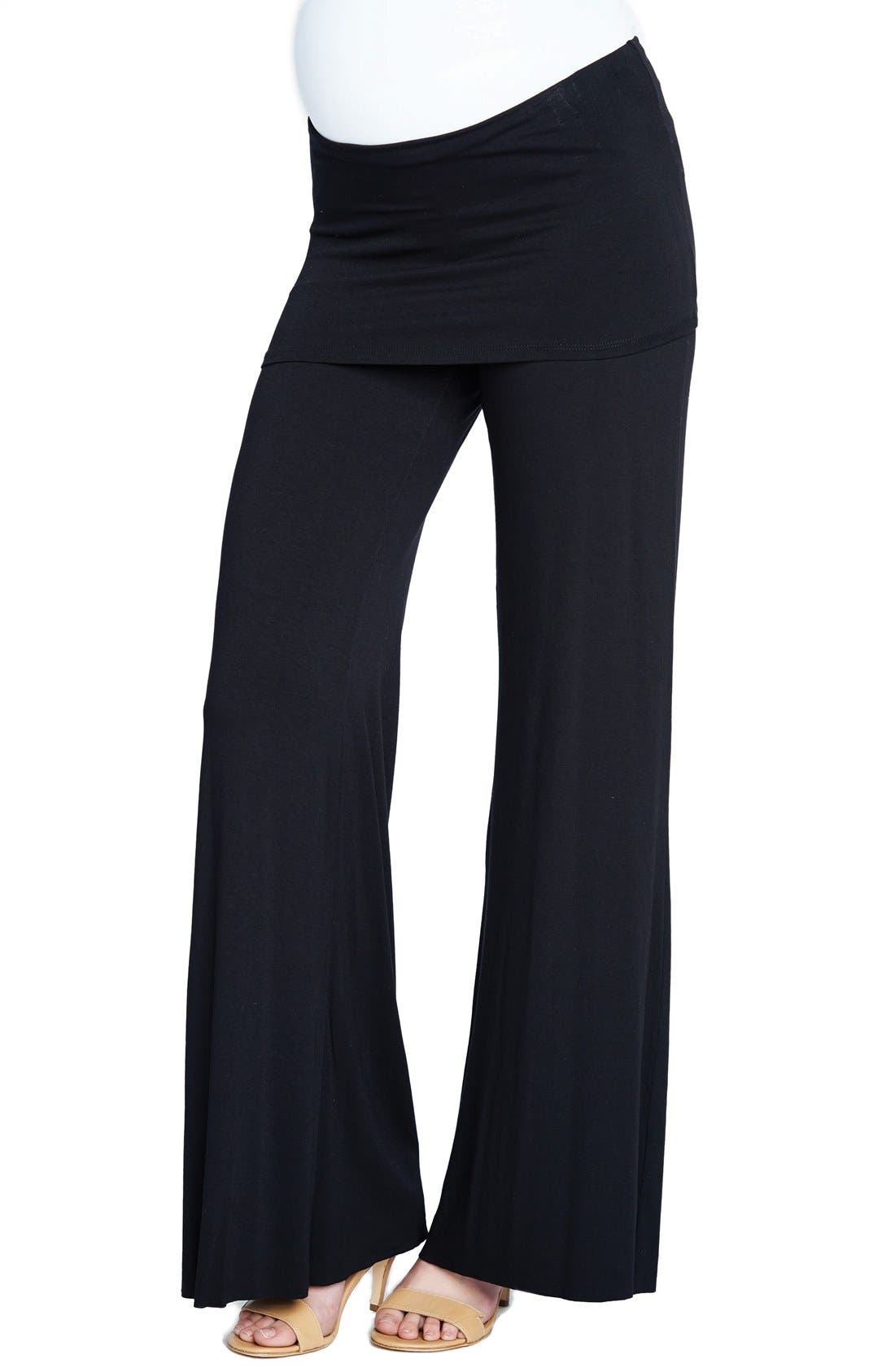 Maternal America Knit Flare Leg Maternity Pants Nordstrom