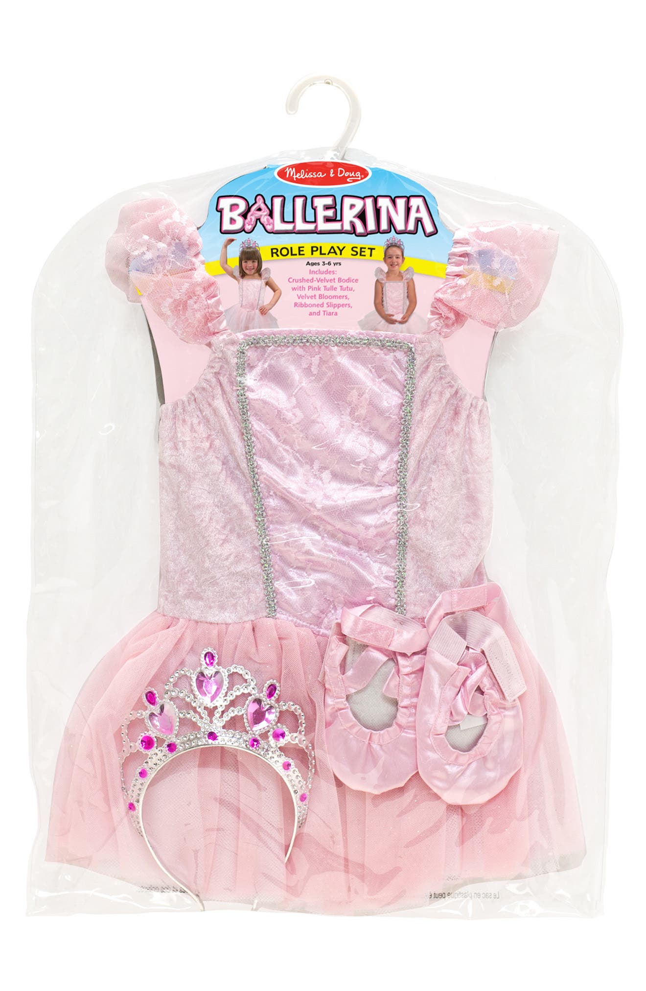 UPC 000772085045 product image for Girl's Melissa & Doug Ballerina Role Play Set Pink One Size | upcitemdb.com