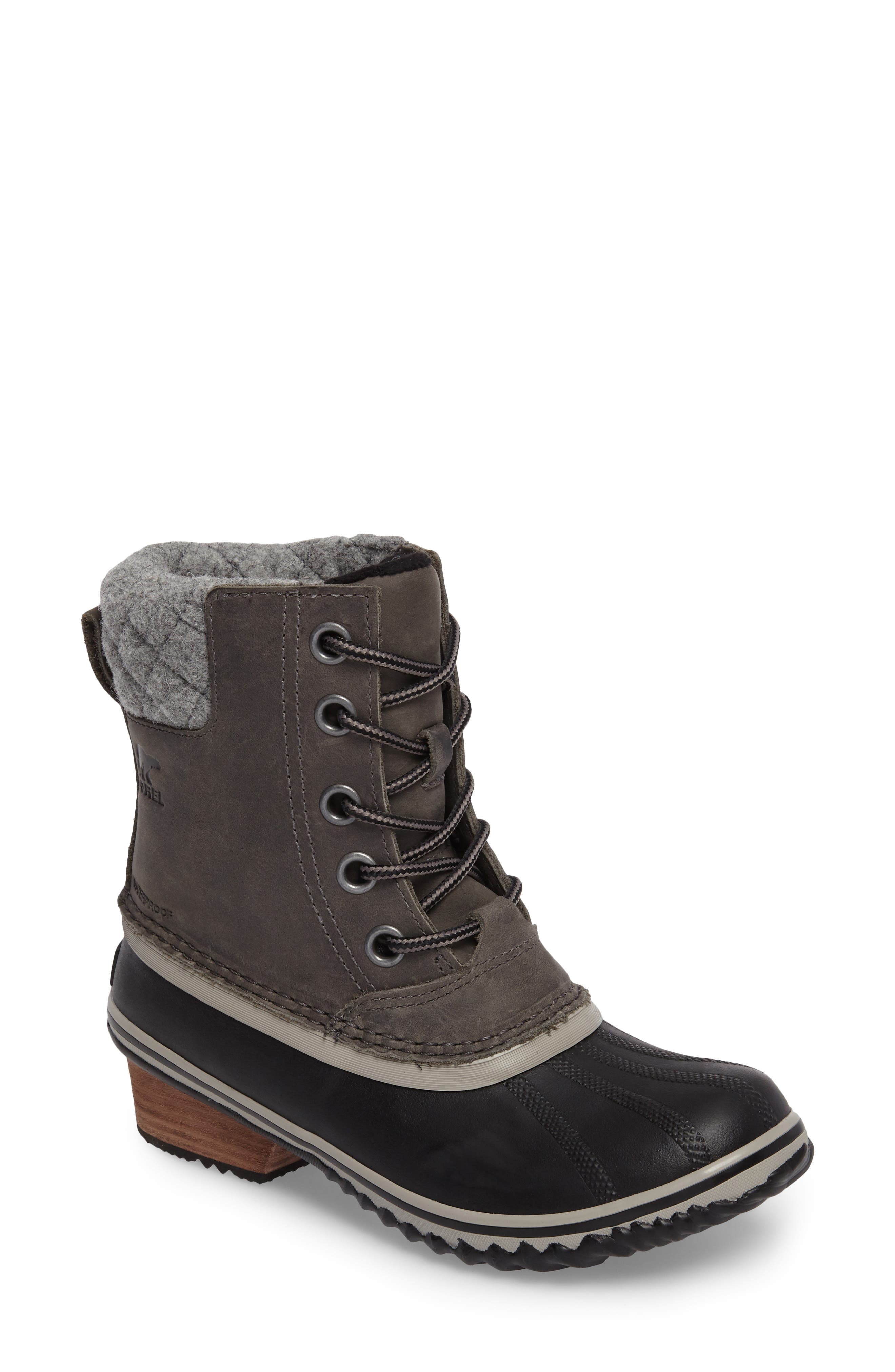 Sorel Slimpack Ii Waterproof Boot, Grey