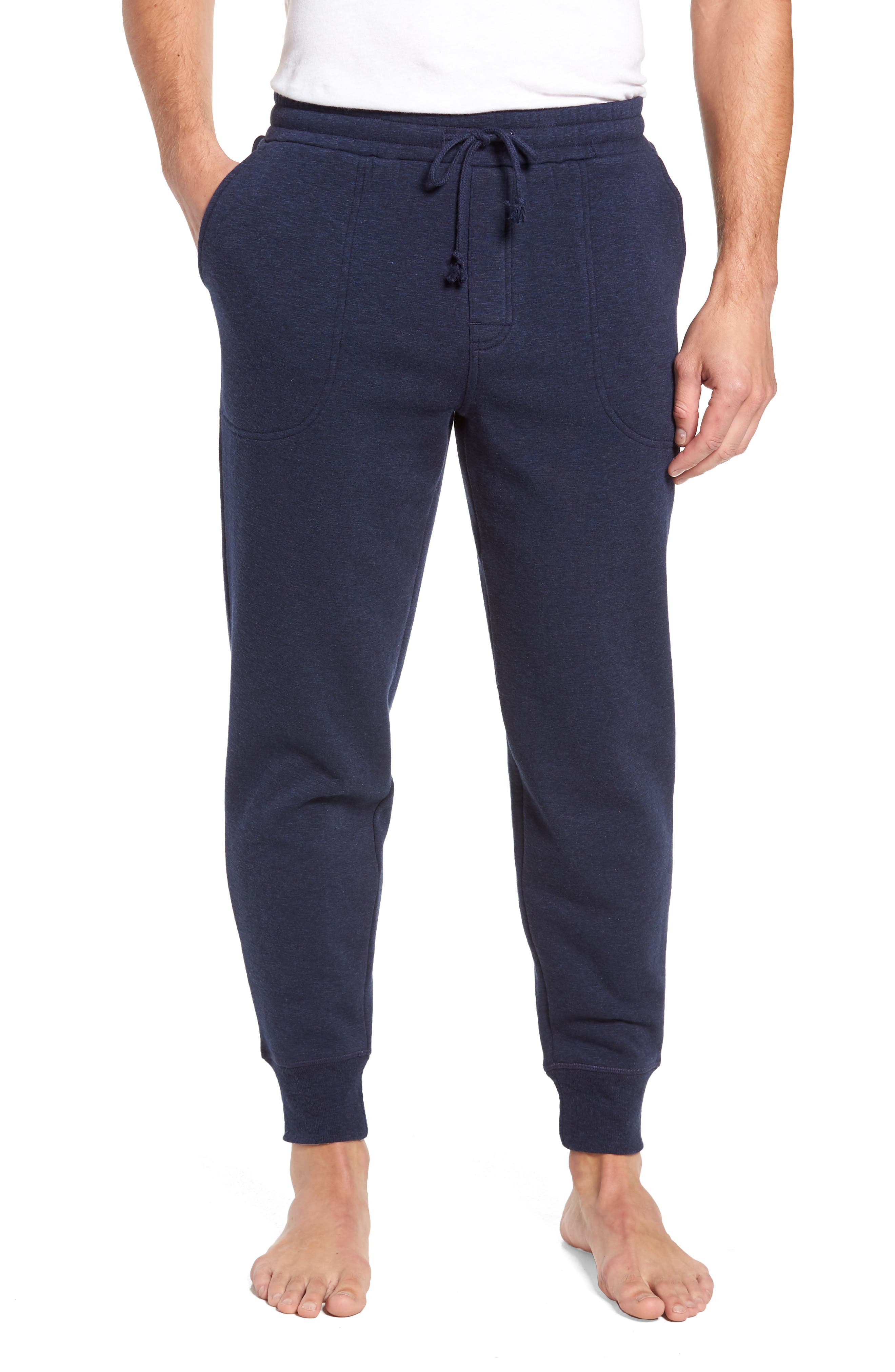 Nordstrom Shop French Terry Pajama Pants, Blue